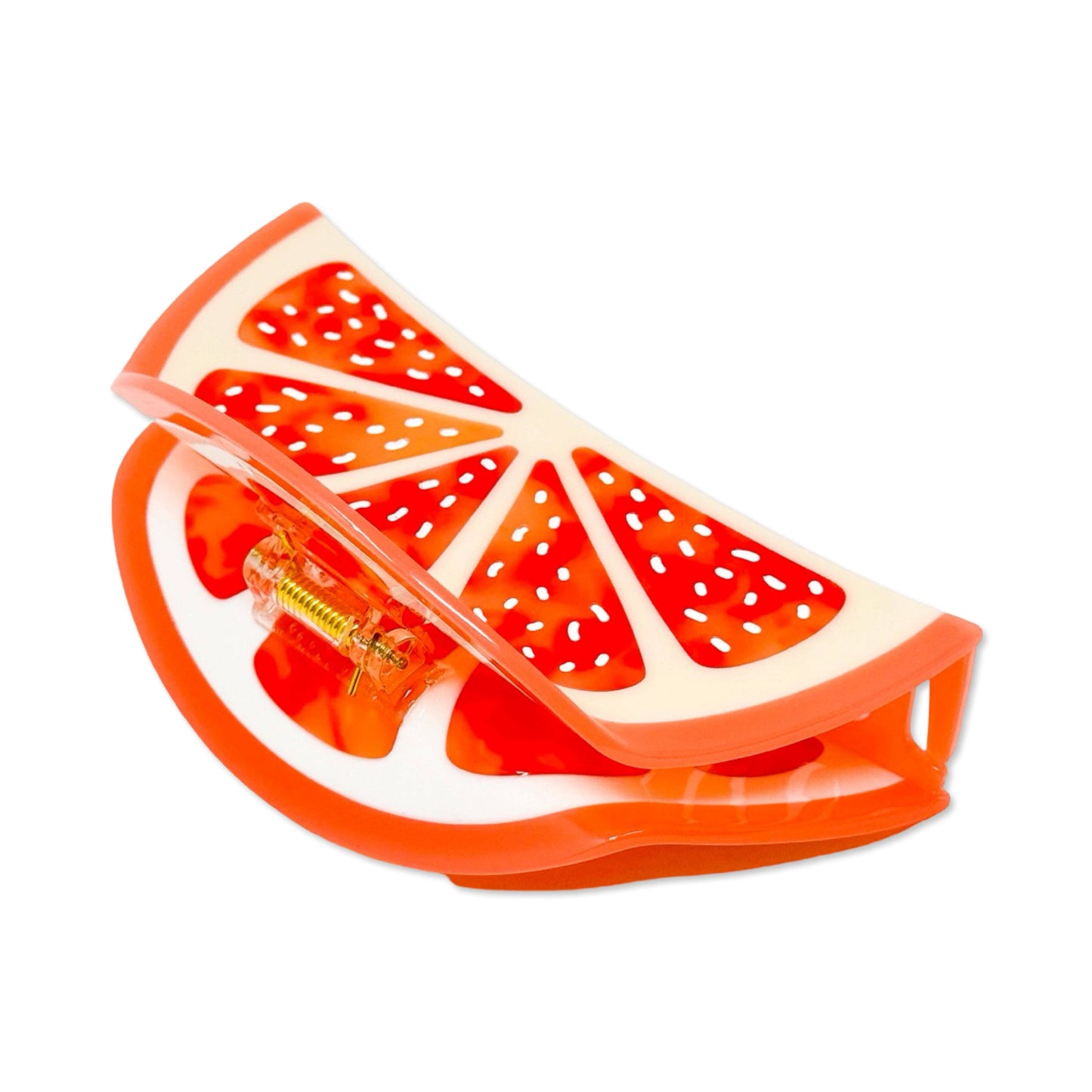 Jenny Lemons XL Grapefruit Slice Hair Claw Clip