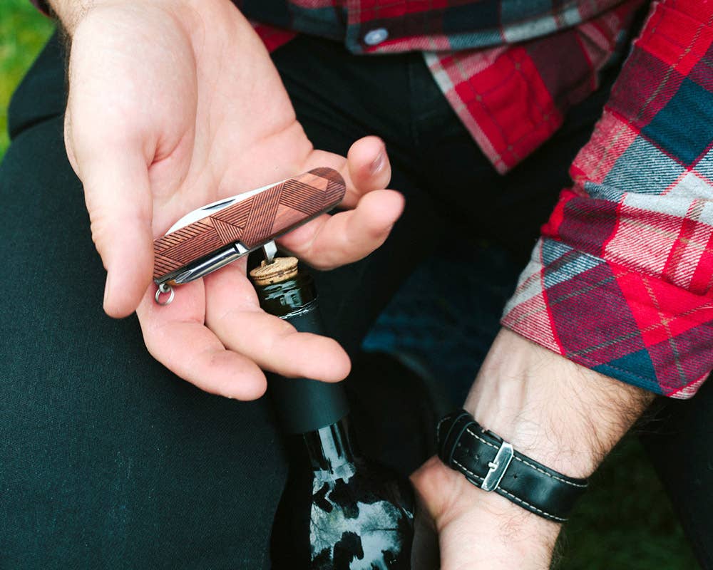 Otti Pocket Knife: "The Architect" + Feel Goods logo