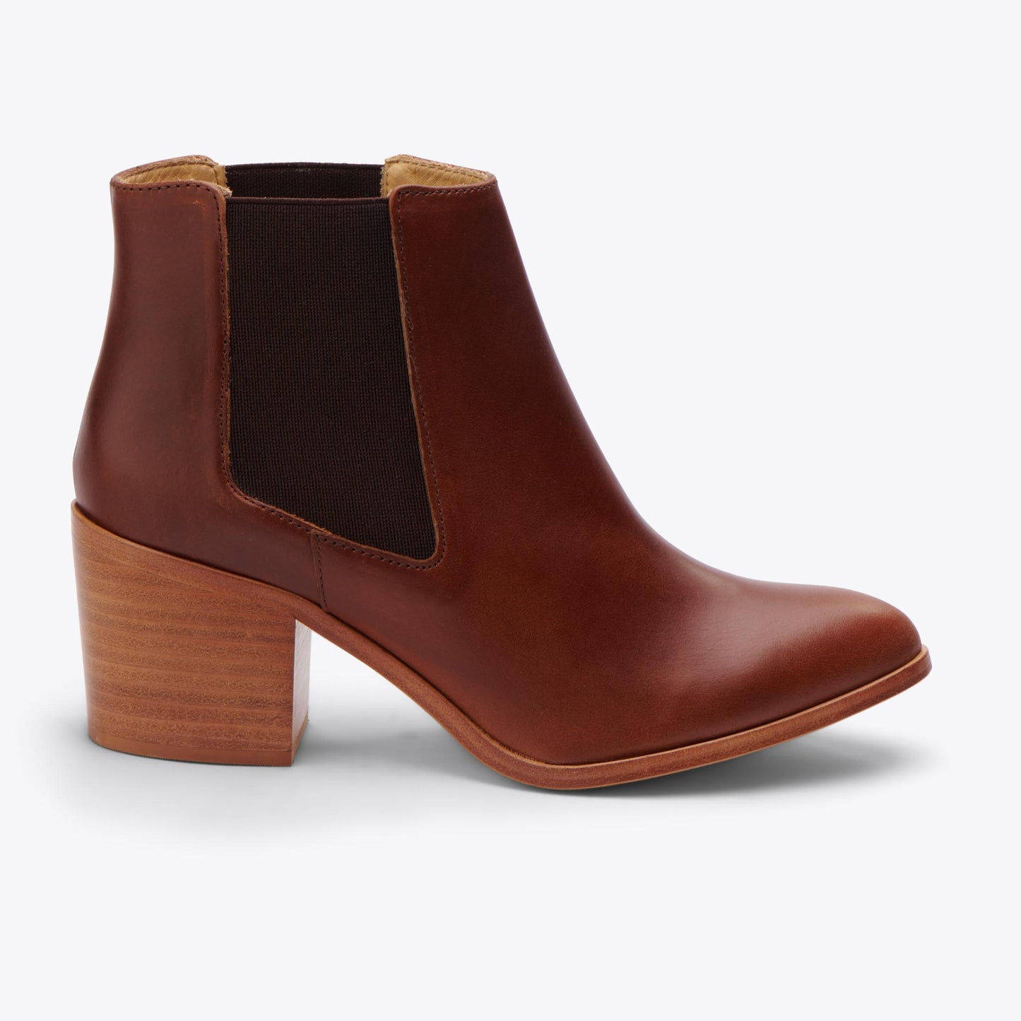 Nisolo Heeled Chelsea Boot Brandy