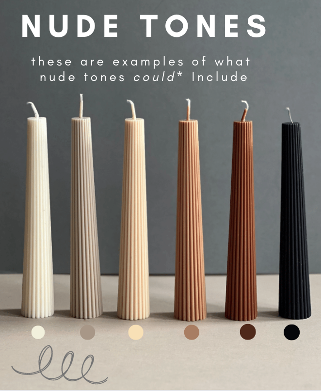 Dusty Rose Bodega FLUTED PILLAR - Sherbert