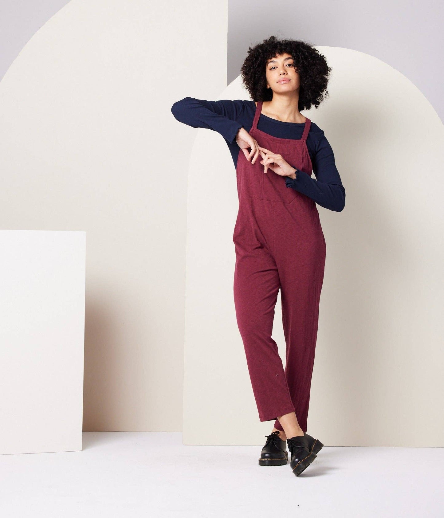 Rhythm Adjustable Overall: Retro Floral / M