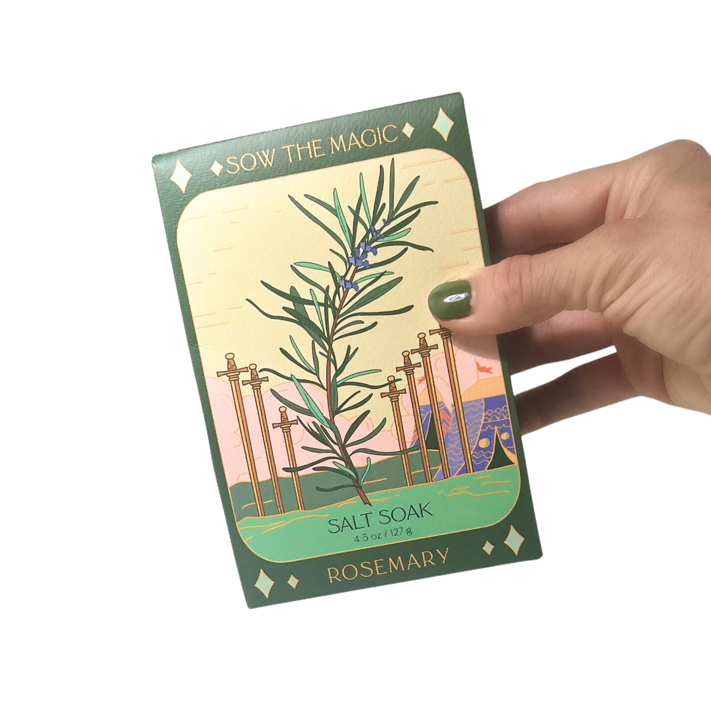 Sow the Magic - Rosemary Tarot Bath Salt Soak