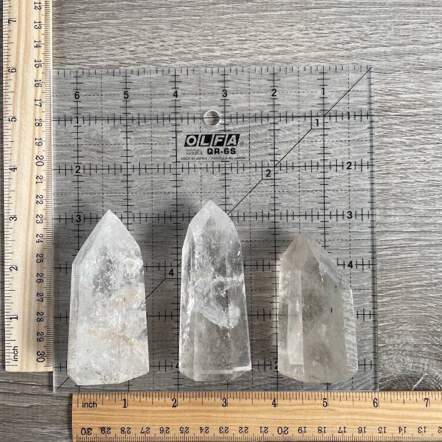 Gemstone Obelisks - Clear quartz