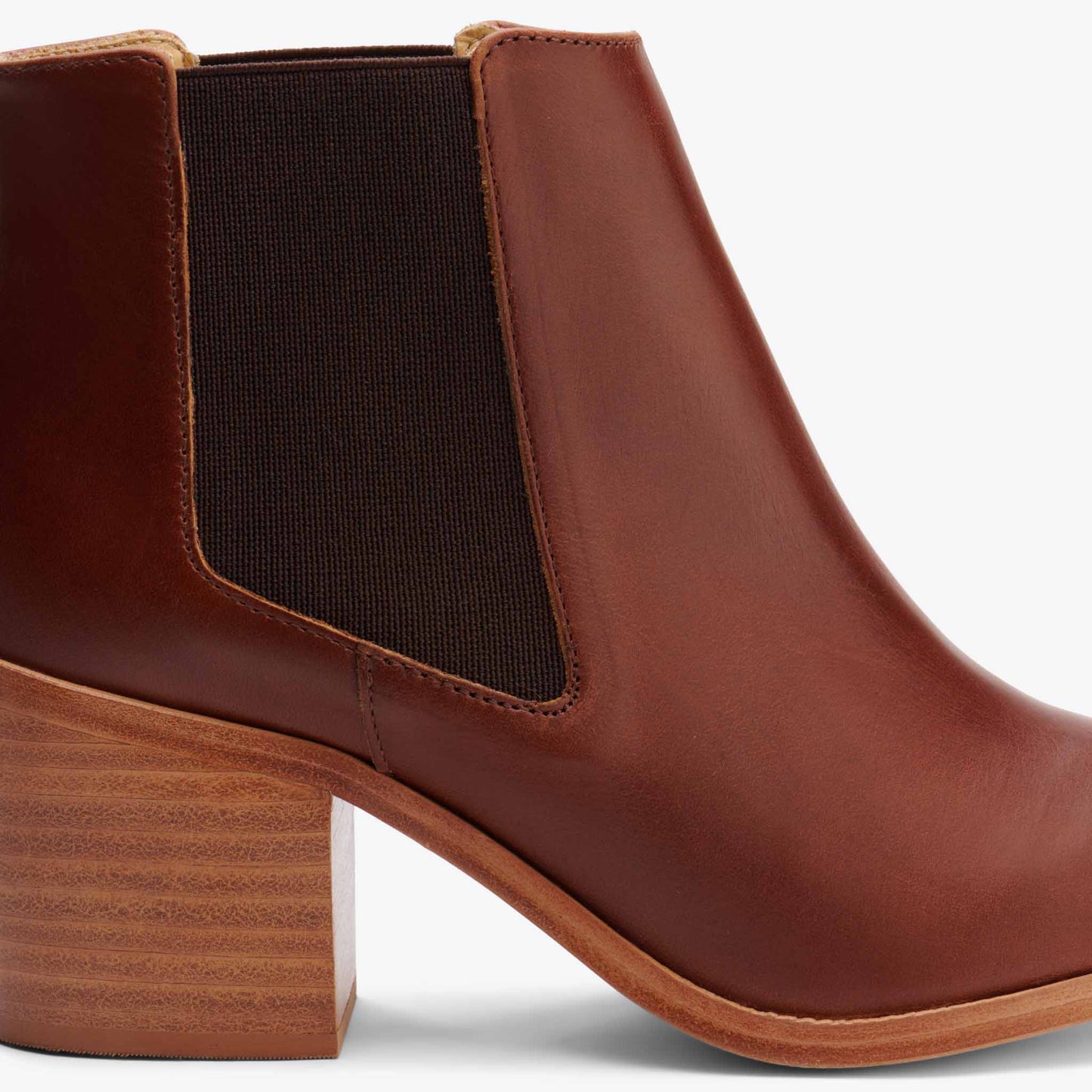 Nisolo Heeled Chelsea Boot Brandy