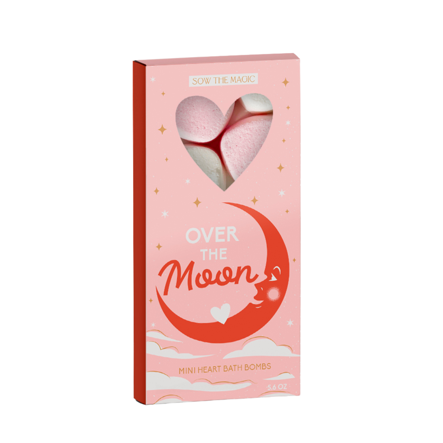 Sow the Magic Over the Moon Mini Sweet Heart Bath Bombs Gift Set