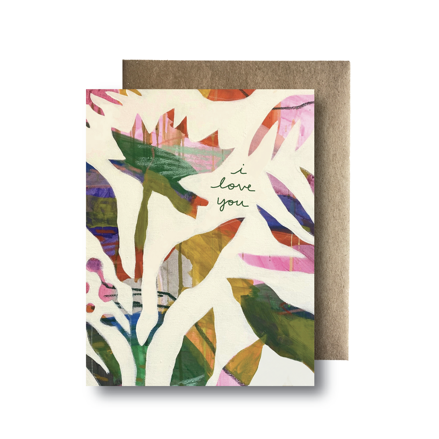 Maija Rebecca I Love You - Abstract Flowers