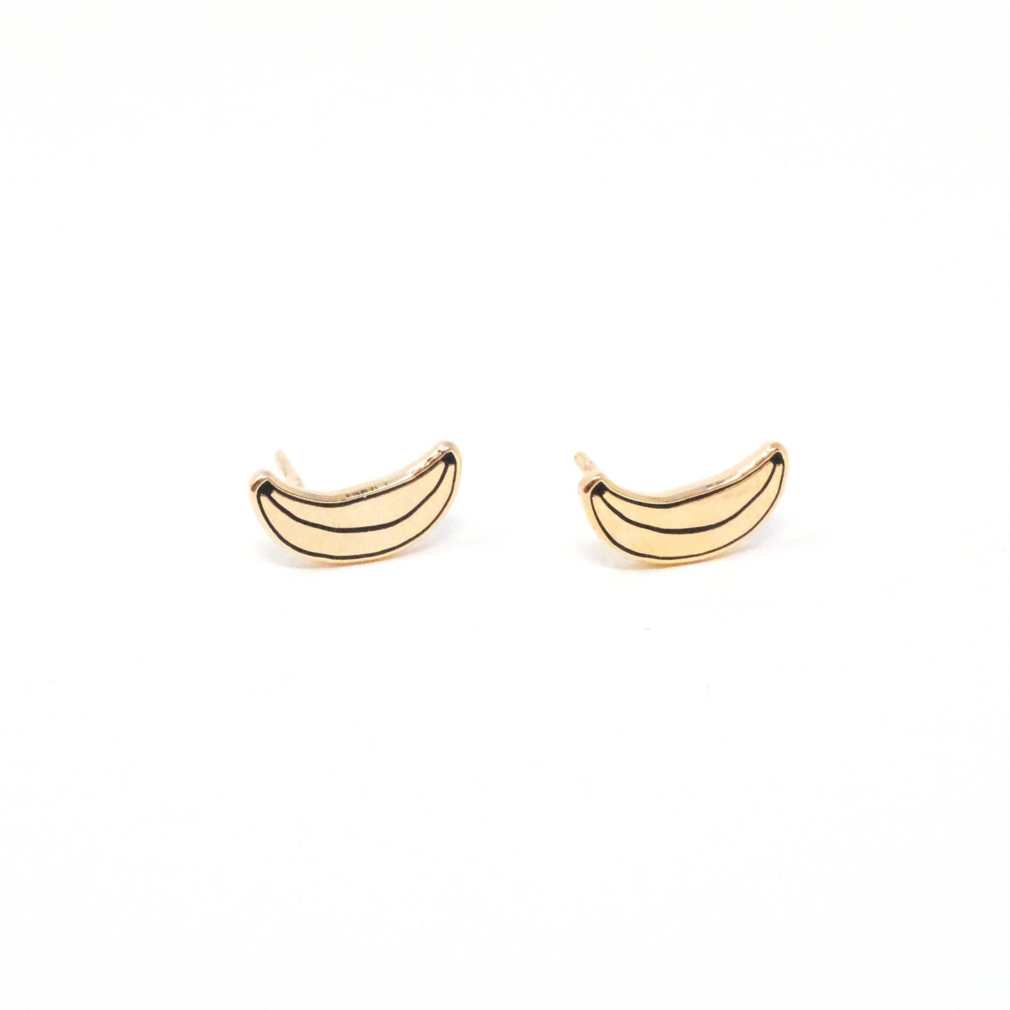 Jenny Lemons Banana Enamel Earrings