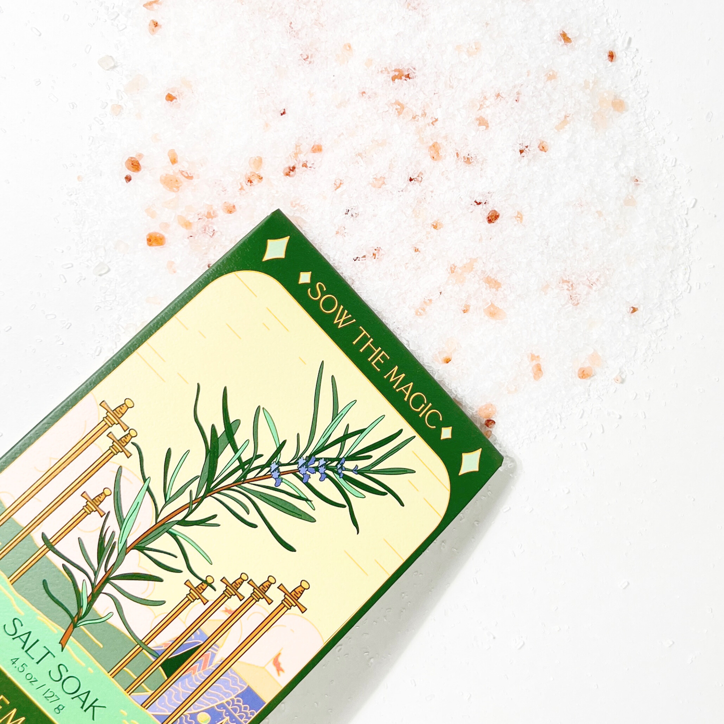 Sow the Magic - Rosemary Tarot Bath Salt Soak