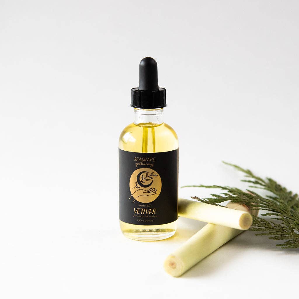 Seagrape Apothecary Cedar Lime Beard and Scalp Serum