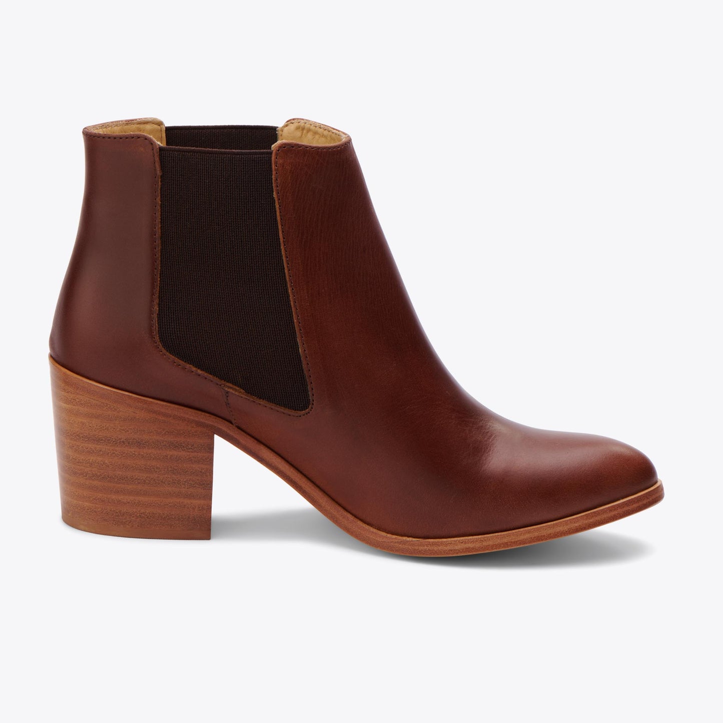 Nisolo Heeled Chelsea Boot Brandy