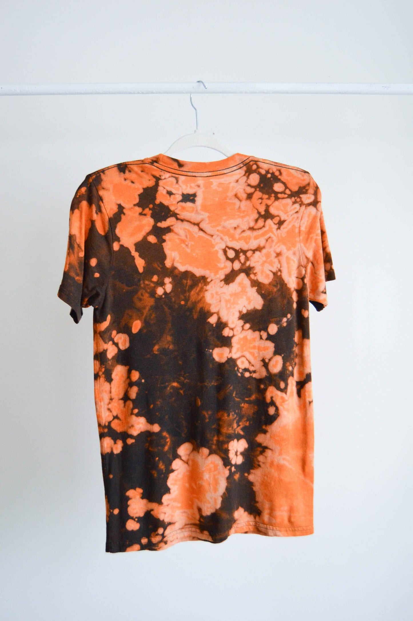 May and Mary Fire Moon REVAMPED Tie Dyed Bamboo Gender Neutral T-Shirt