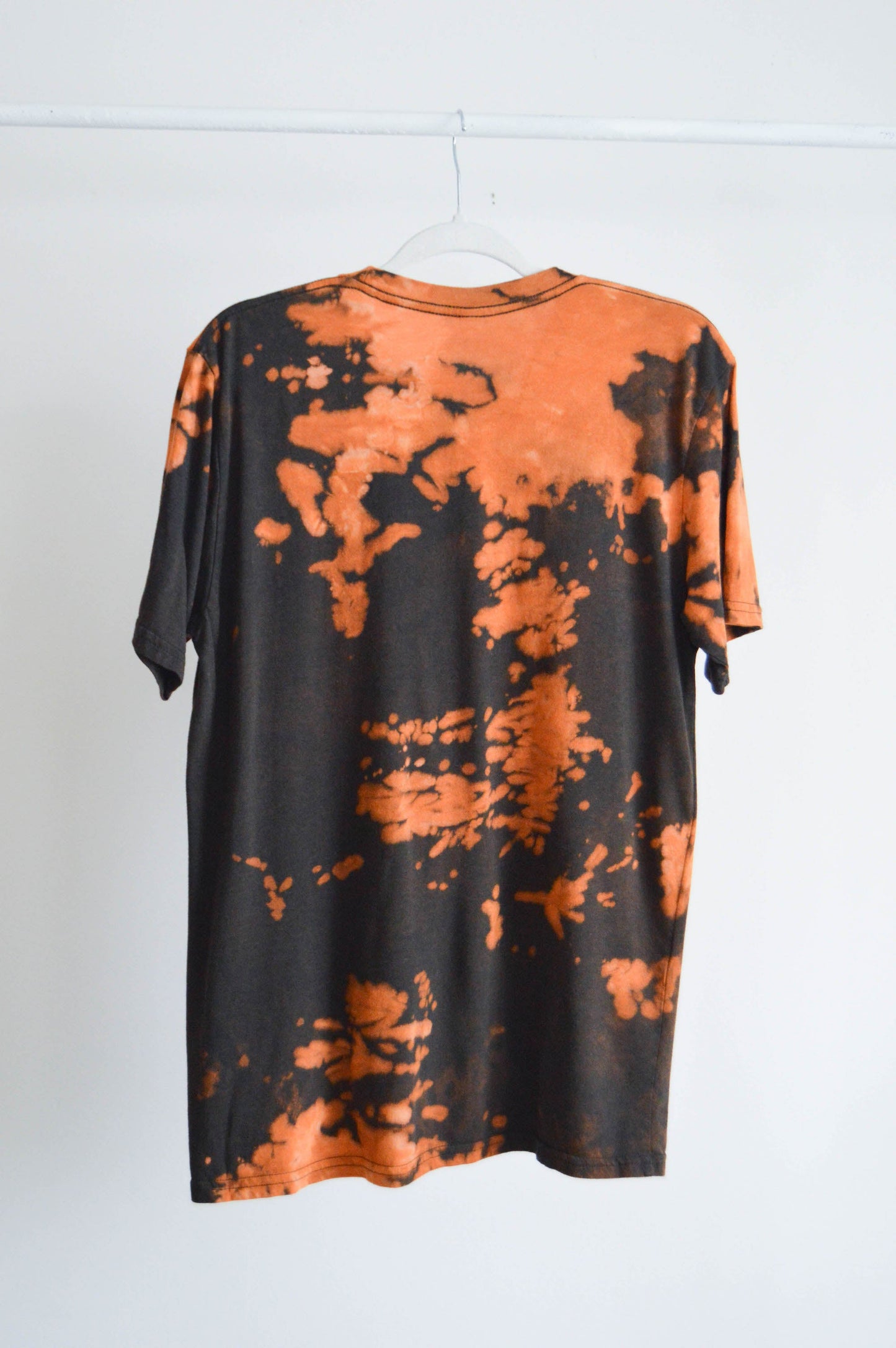 May and Mary Fire Moon REVAMPED Tie Dyed Bamboo Gender Neutral T-Shirt