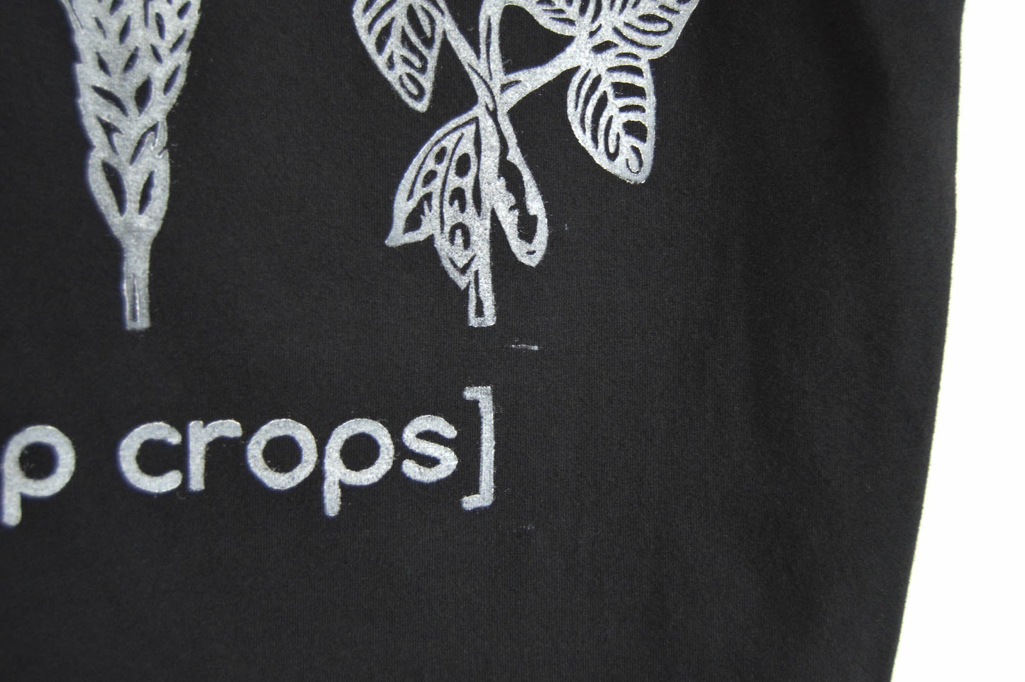 May and Mary Top Crops Crop Top - Black Organic Cotton