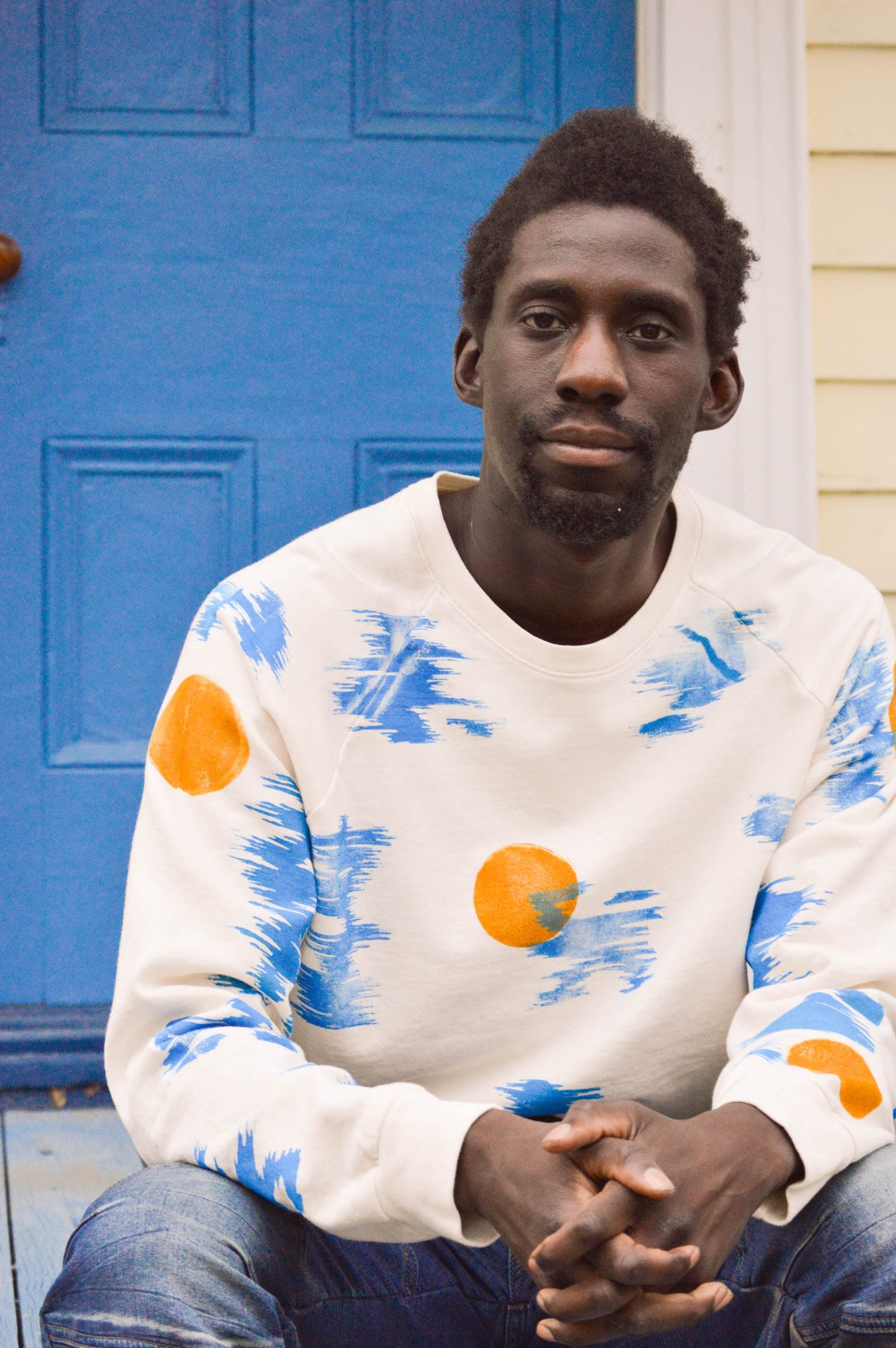 May and Mary Organic Cotton Crewneck Sweatshirt - New Birch