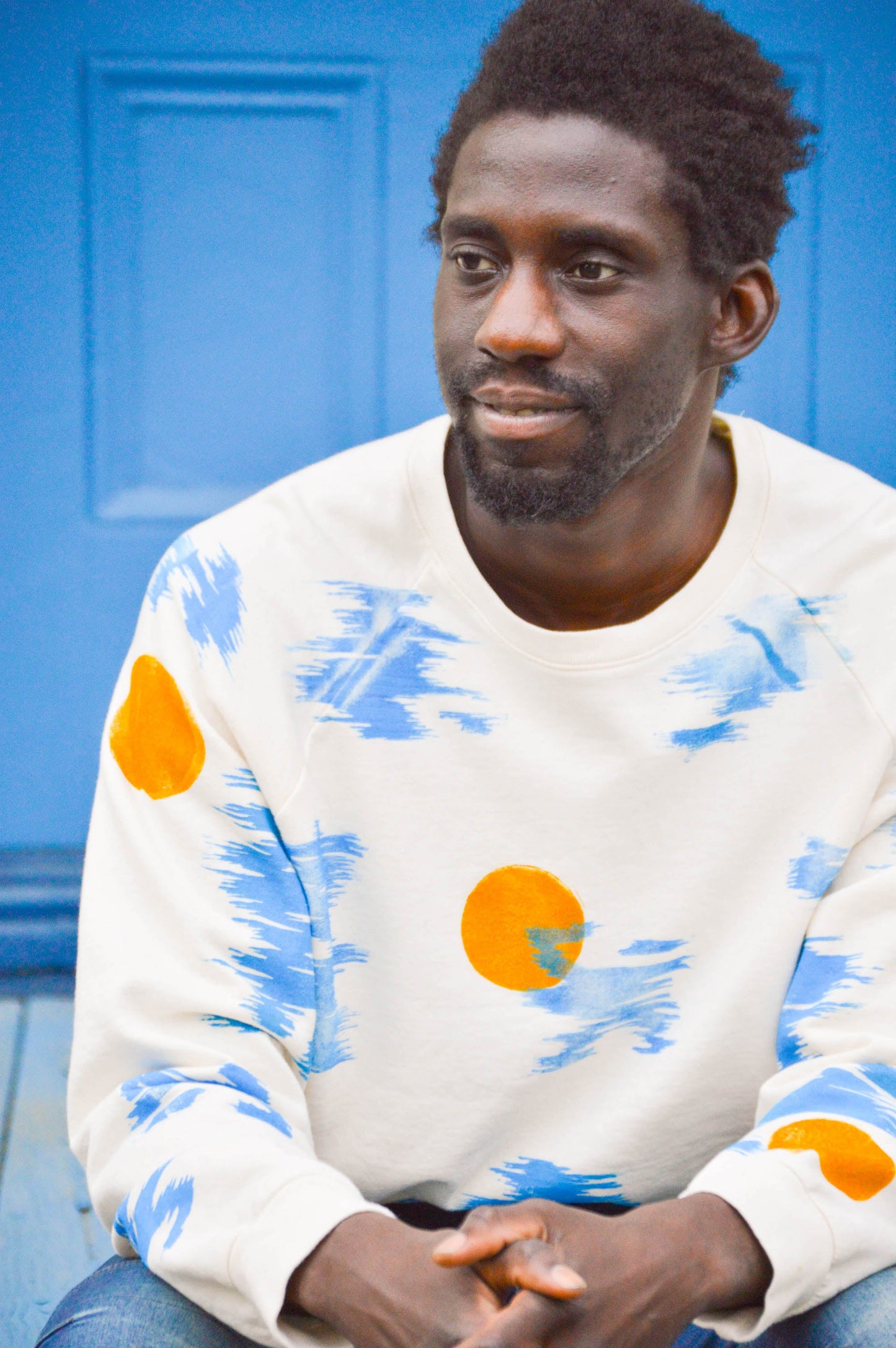 May and Mary Organic Cotton Crewneck Sweatshirt - New Birch