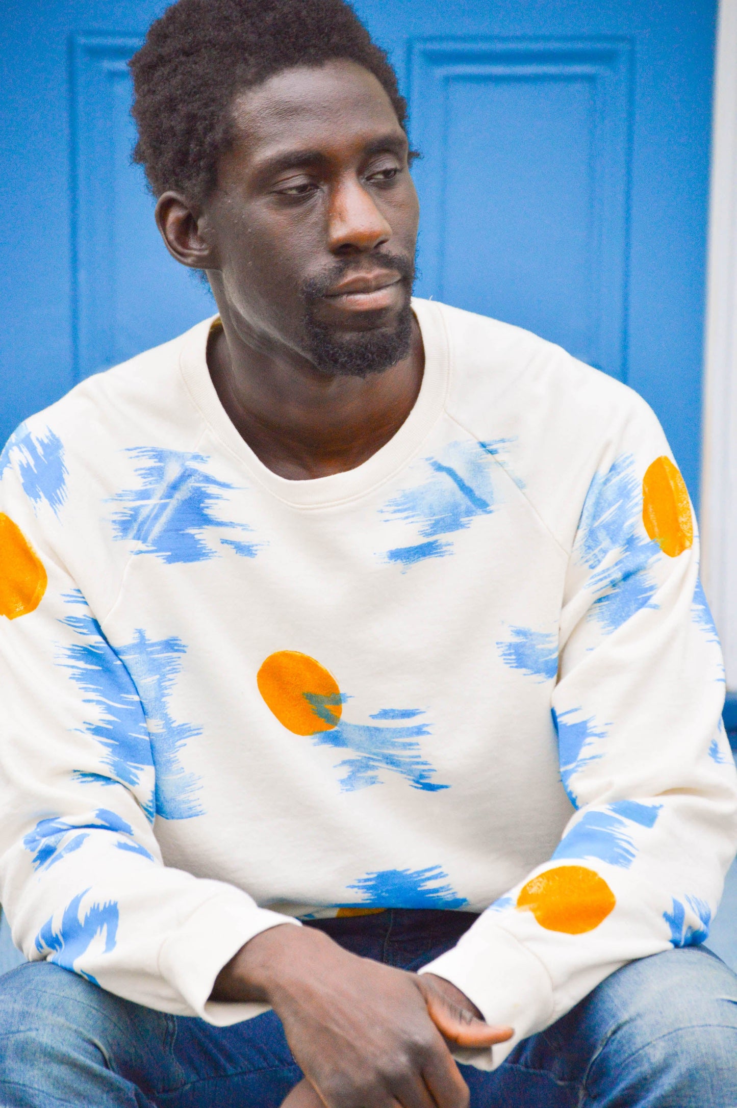 May and Mary Organic Cotton Crewneck Sweatshirt - New Birch