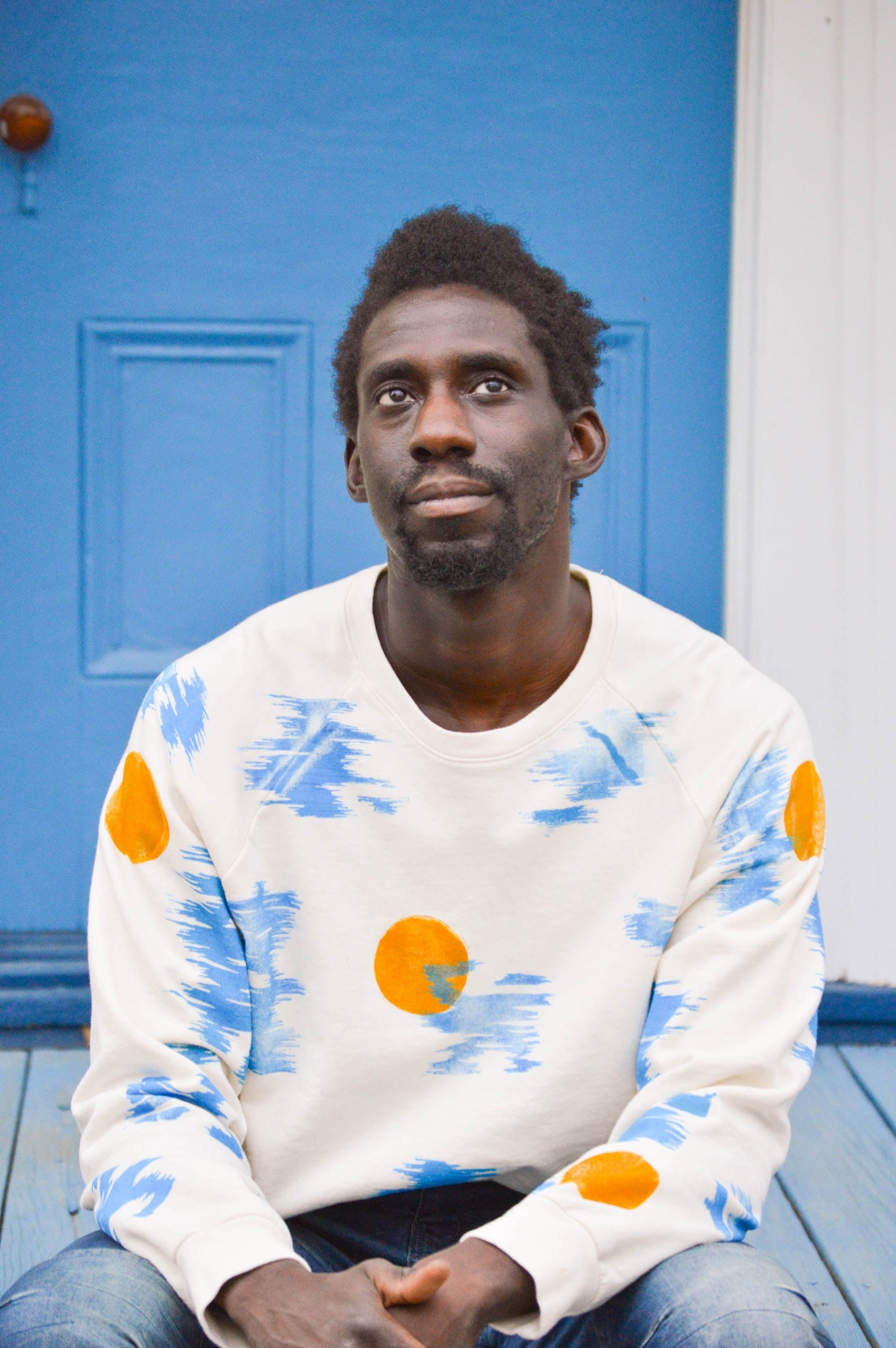 May and Mary Organic Cotton Crewneck Sweatshirt - New Birch