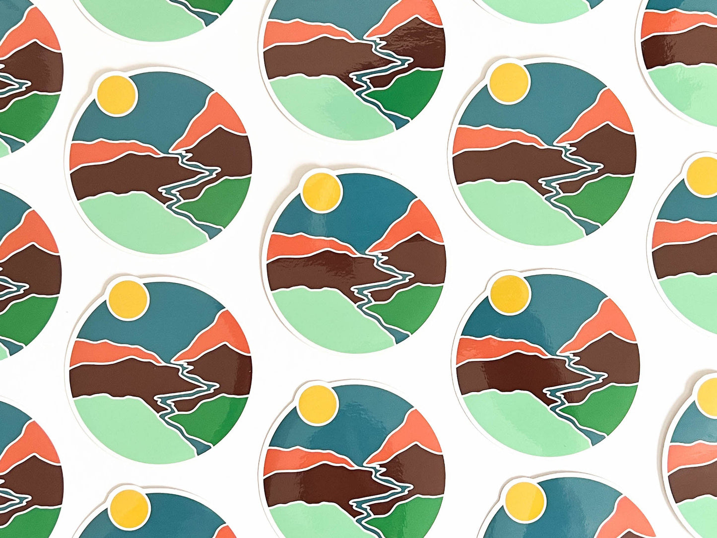 May and Mary Landscape Sticker