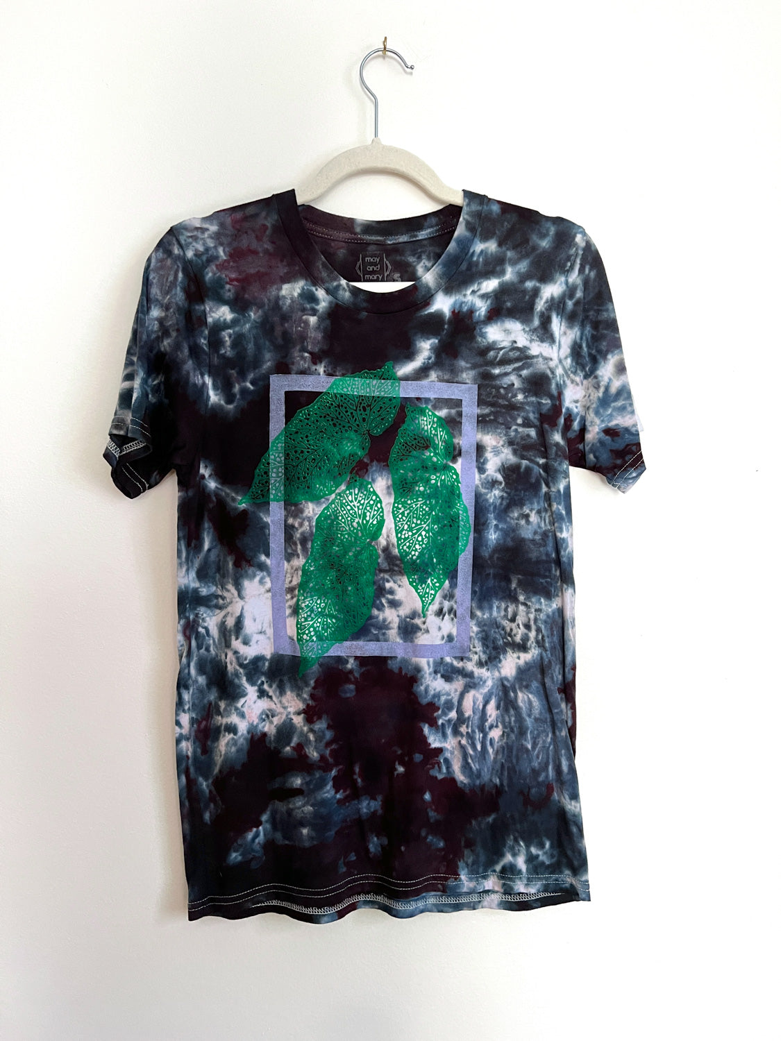 May and Mary Short Sleeve Bamboo T-Shirt - Witchy Begonia