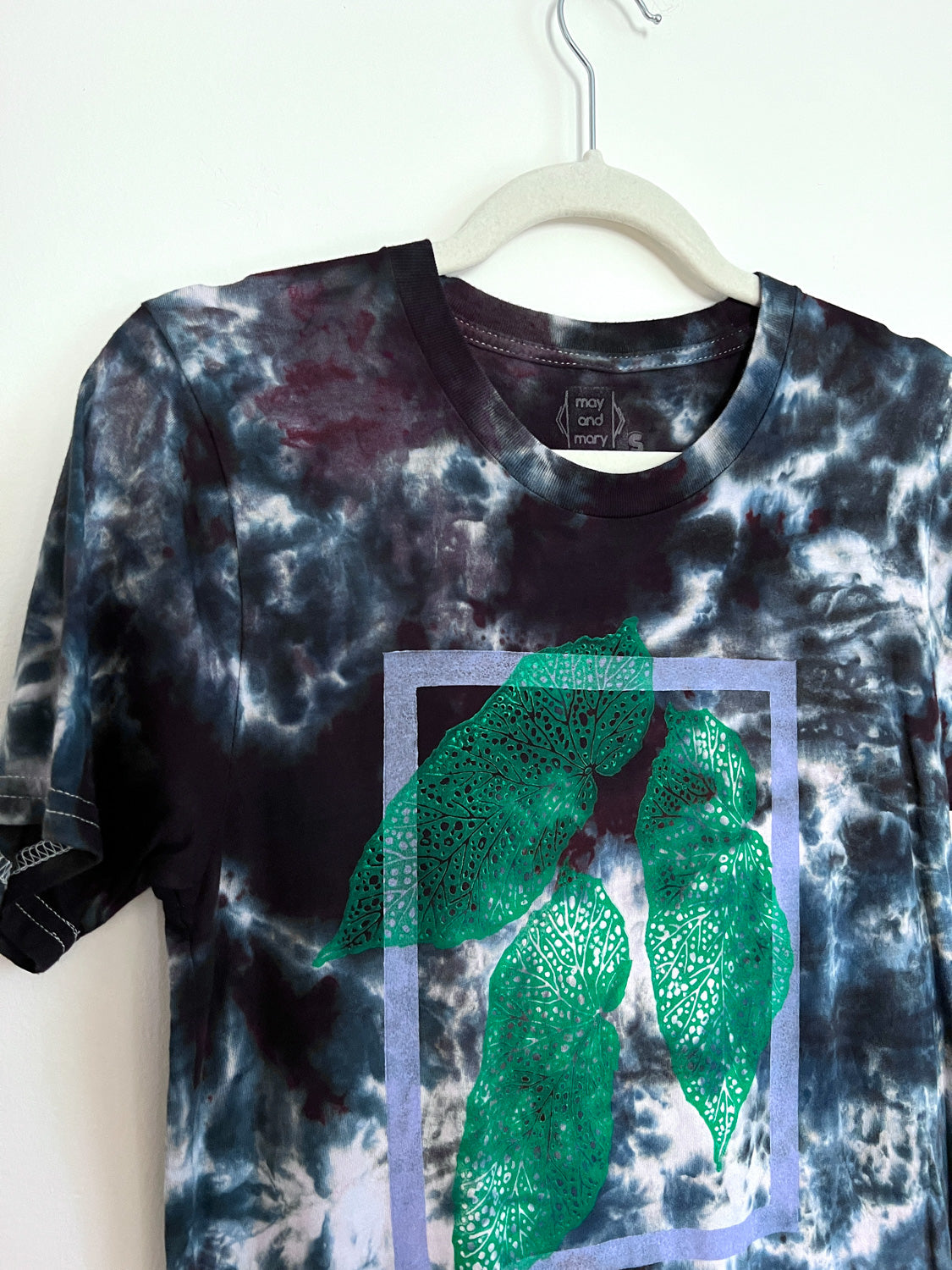 May and Mary Short Sleeve Bamboo T-Shirt - Witchy Begonia