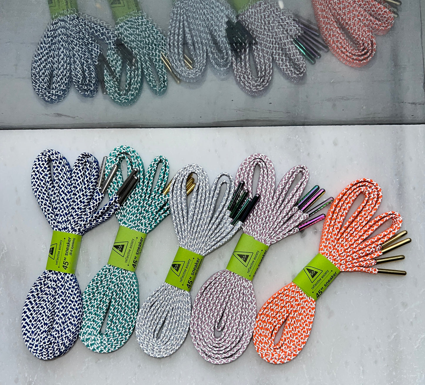 Reflective Society Flat Sneaker Laces