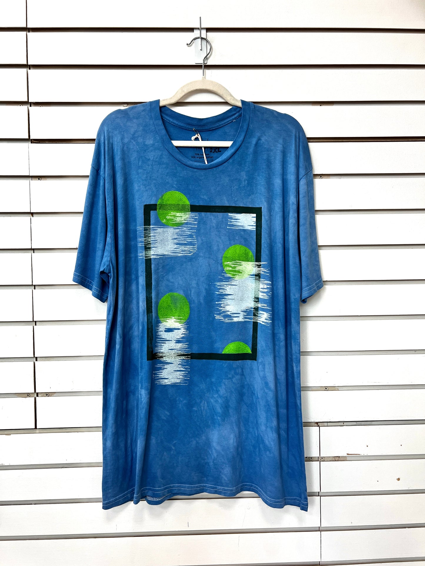 May and Mary Short Sleeve Bamboo T-Shirt - Blue Birch