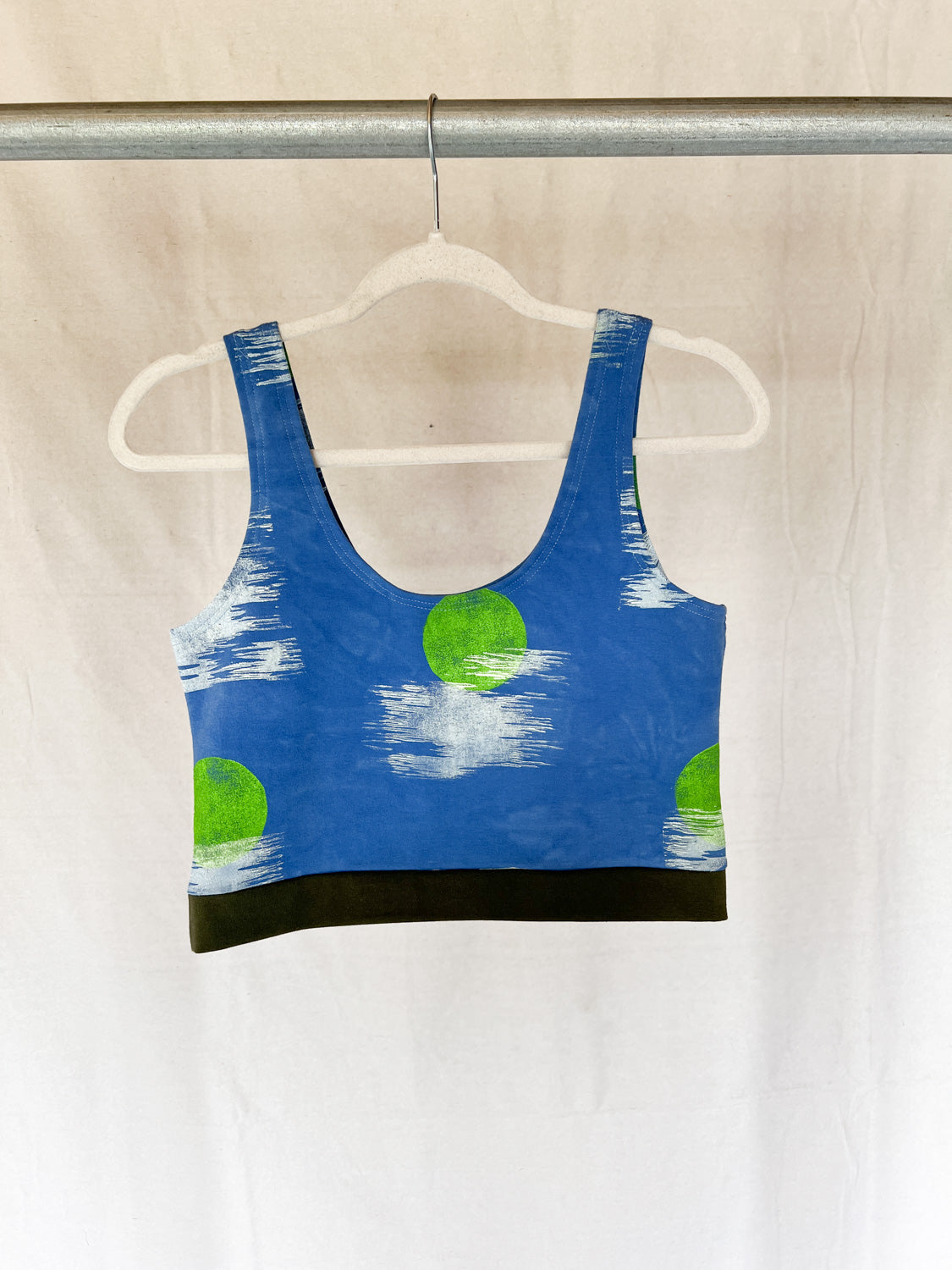 Handmade Bra Top - Blue Birch