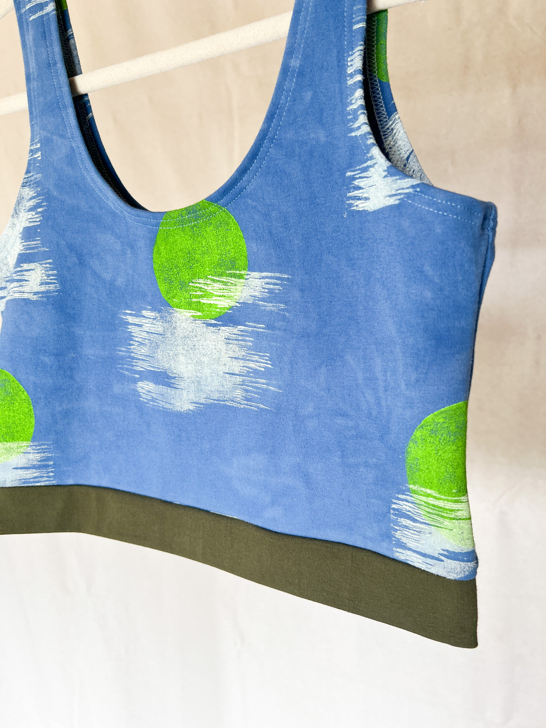 Handmade Bra Top - Blue Birch
