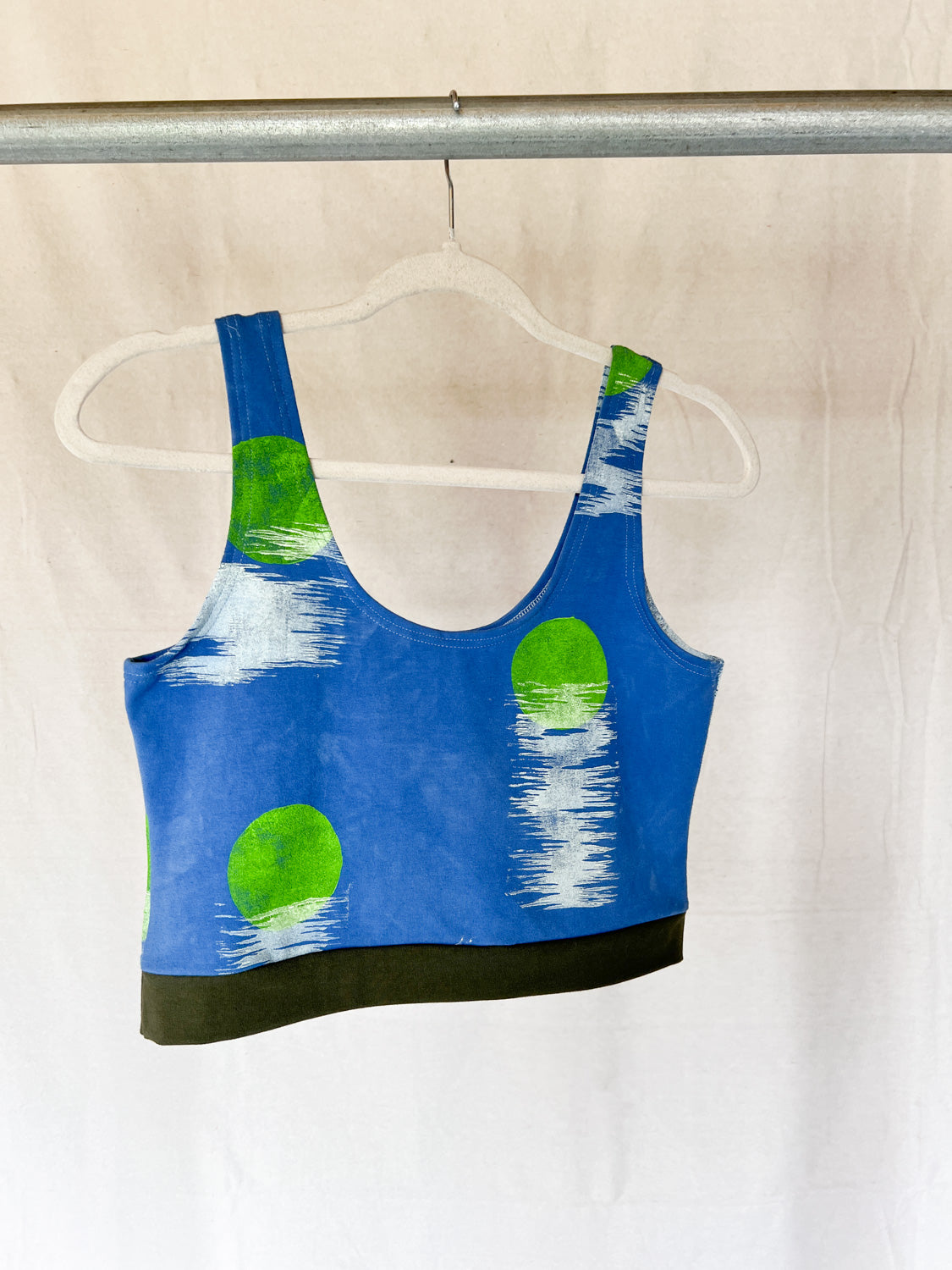 Handmade Bra Top - Blue Birch