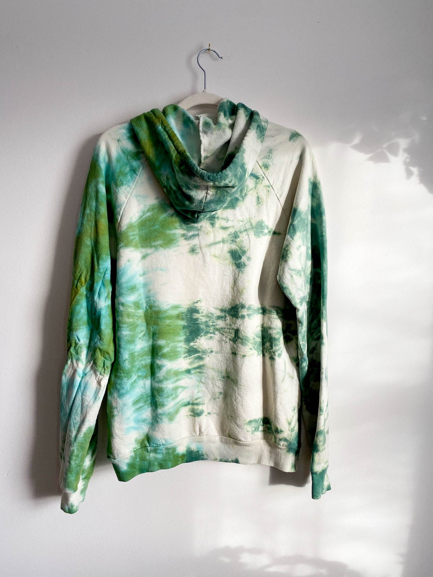 May and Mary Organic Cotton Tie Dye Hoodie with Peony Moon Print