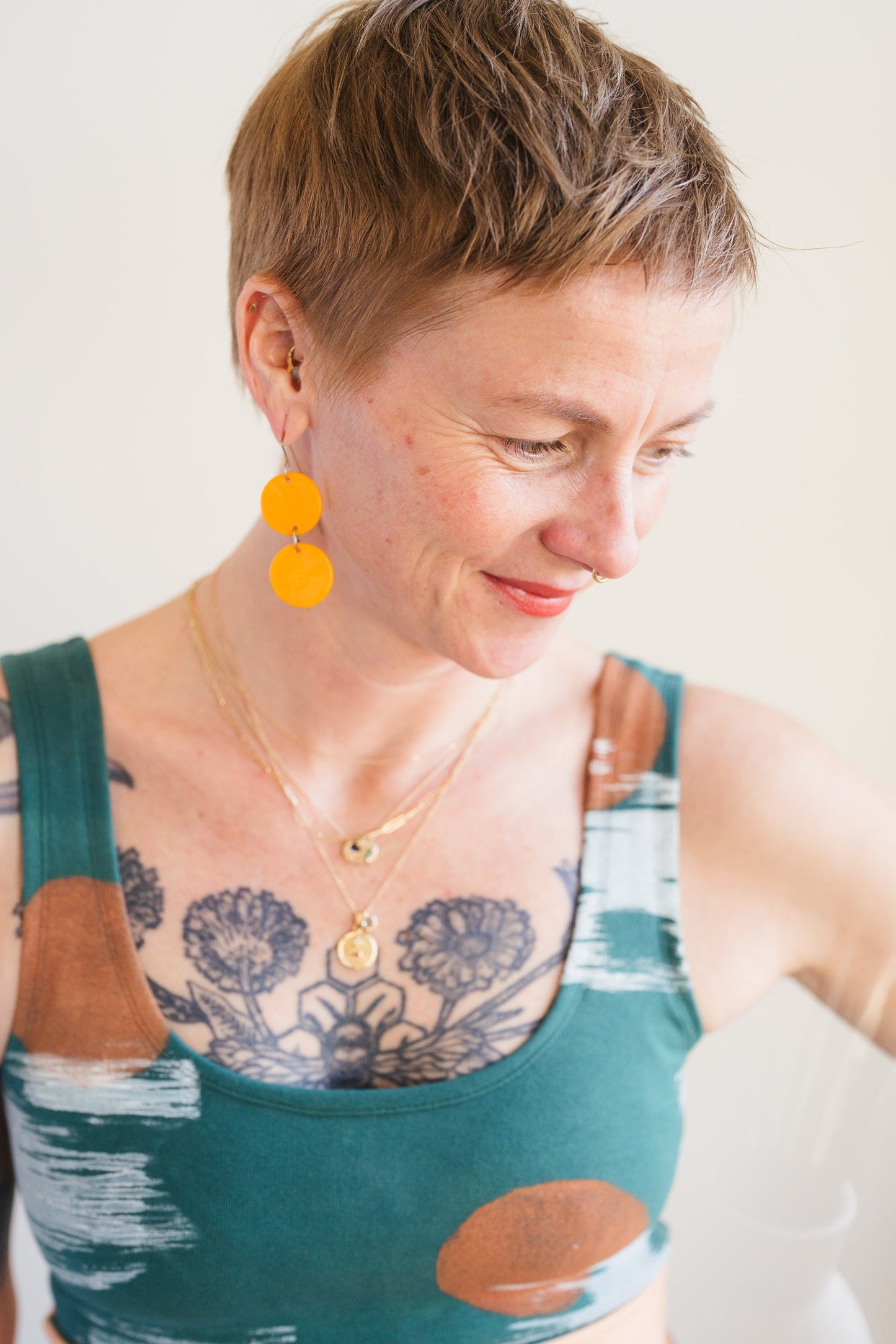 May and Mary Handmade Bra Top - Forest Birch