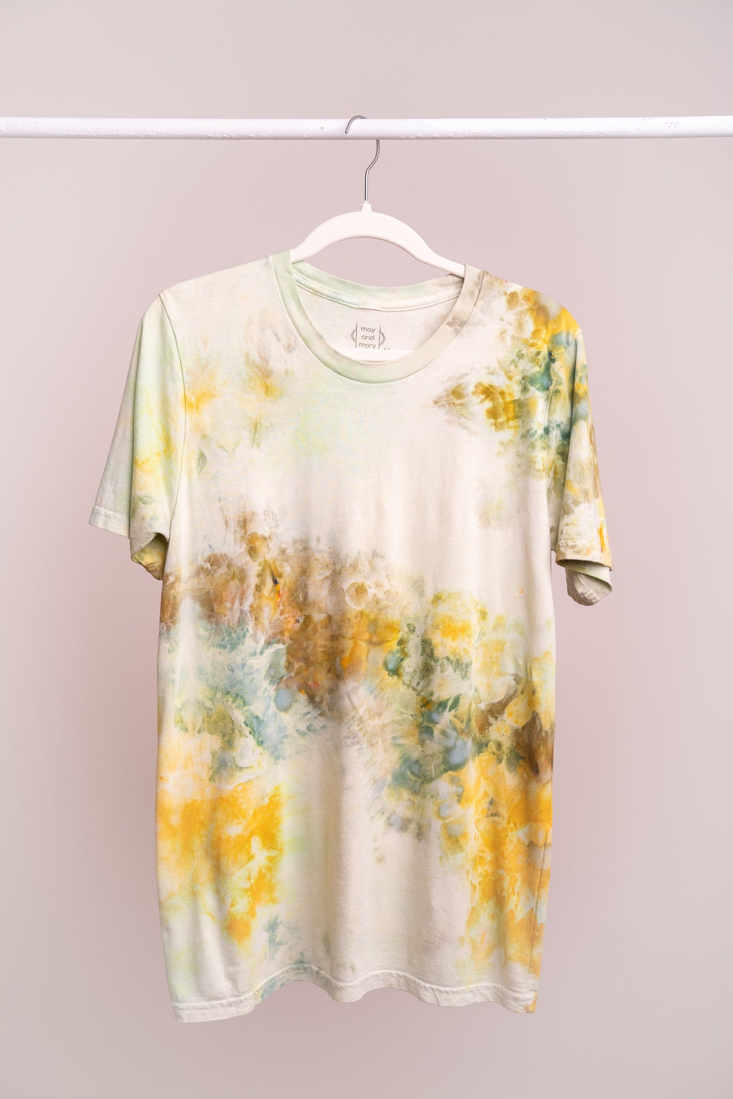 May and Mary Hand dyed Bamboo T-Shirt - Goldenrod