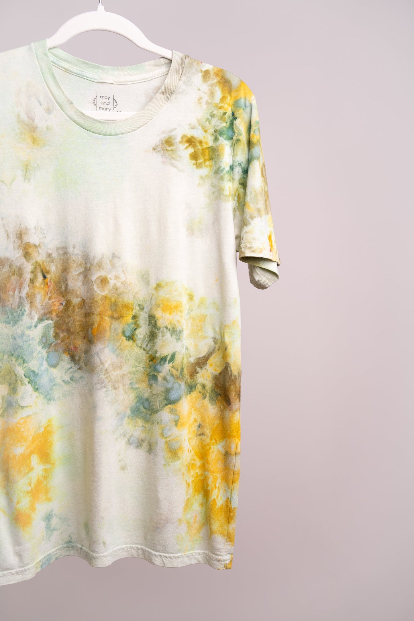 May and Mary Hand dyed Bamboo T-Shirt - Goldenrod