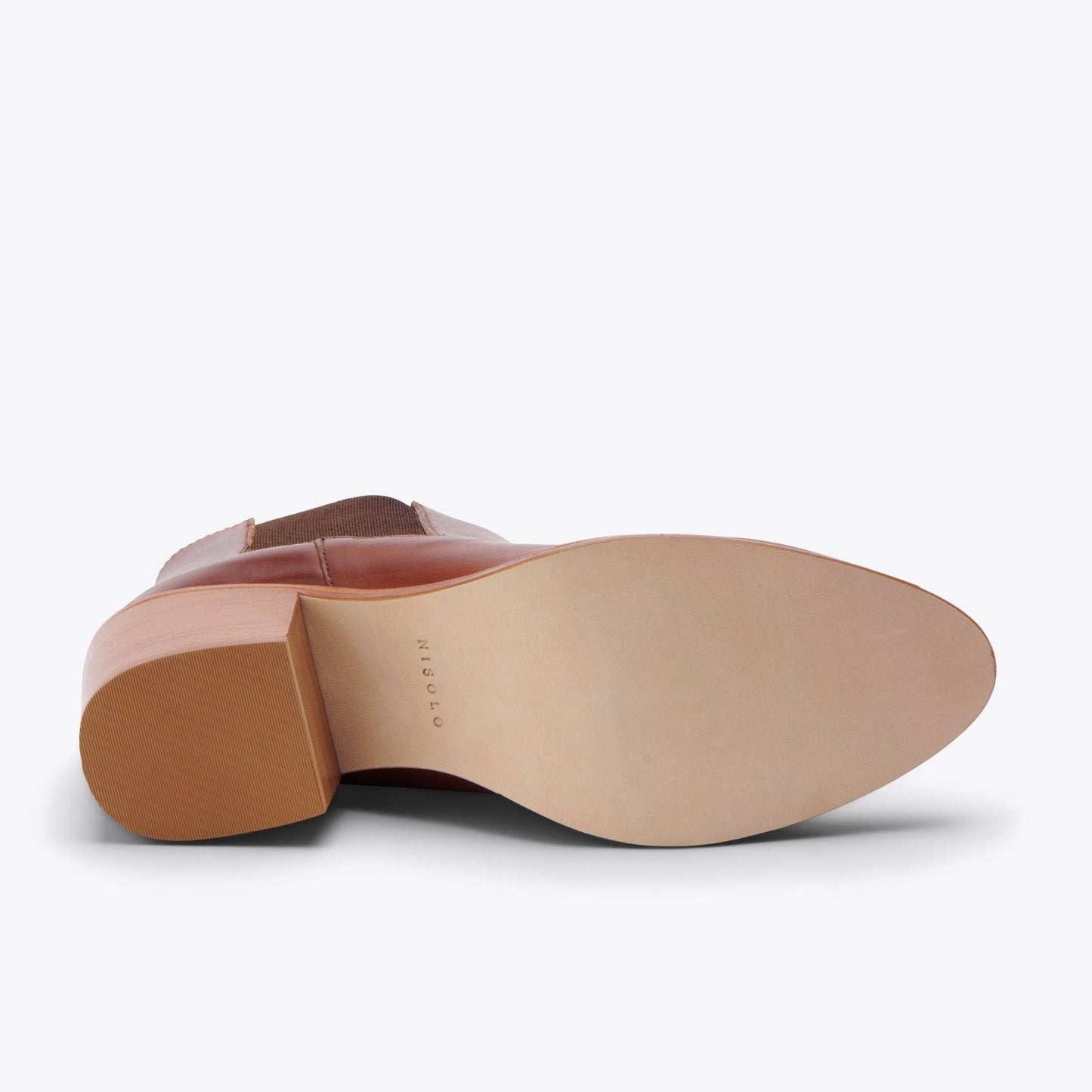 Nisolo Heeled Chelsea Boot Brandy