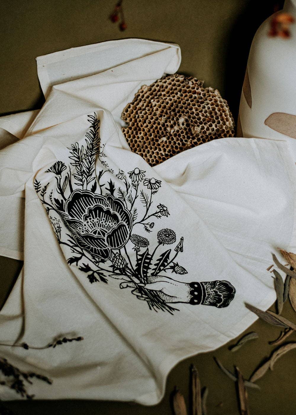 Herb Nerd - Natural Flour Sack Towel