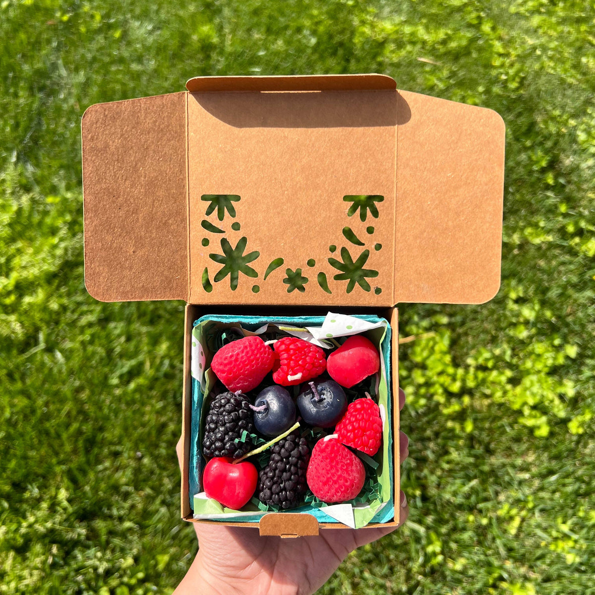Happy Organics - Mixed Berry Beeswax Birthday Candles