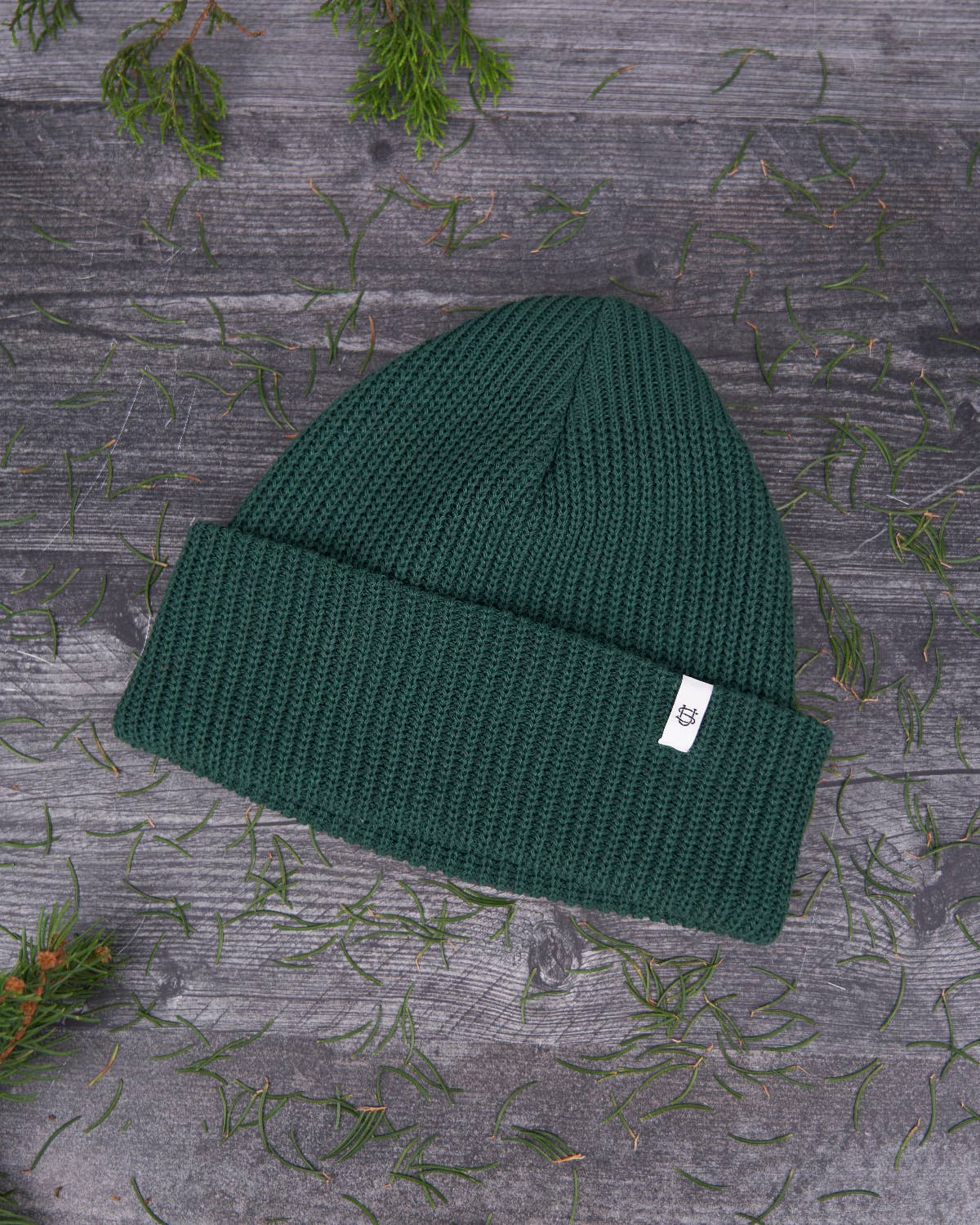 Upstate Stock Adirondack Green Upcycled Cotton Watchcap