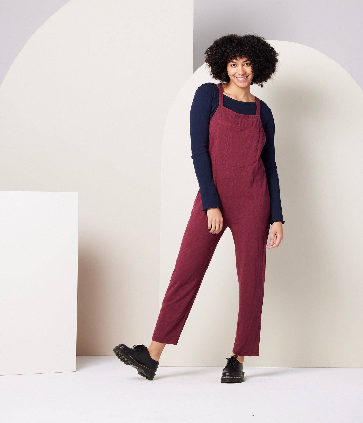 Rhythm Adjustable Overall: Retro Floral / M
