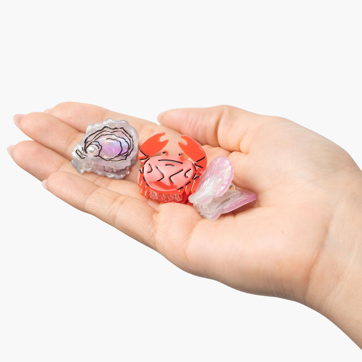 Jenny Lemons - Micro Seafood Hair Claw Clip Set