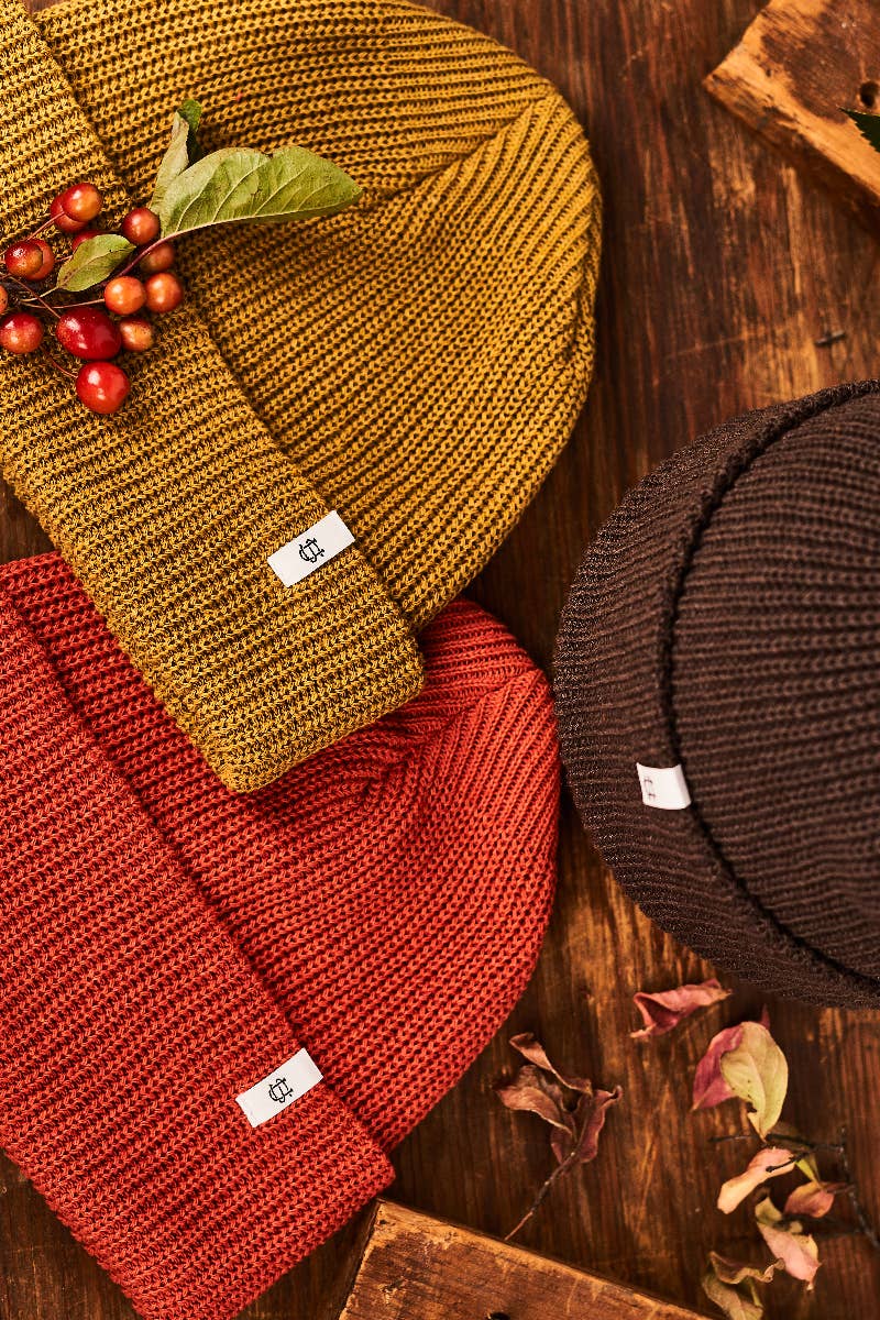 Upstate Stock - Coffee Upcycled Cotton Watchcap