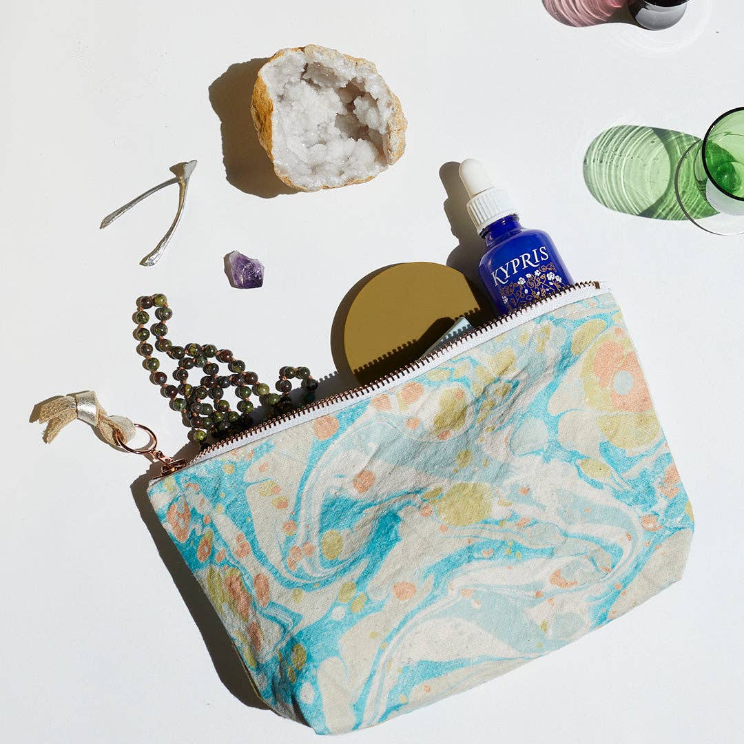Love Mert Astral Marbled Pouch Lake Large