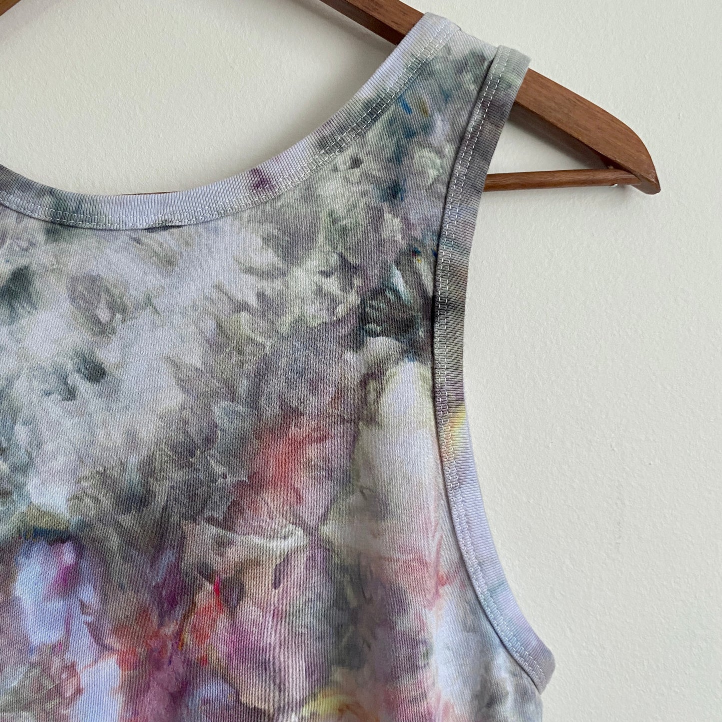 May and Mary Tie Dyed Loose Crop Tank - New Spring