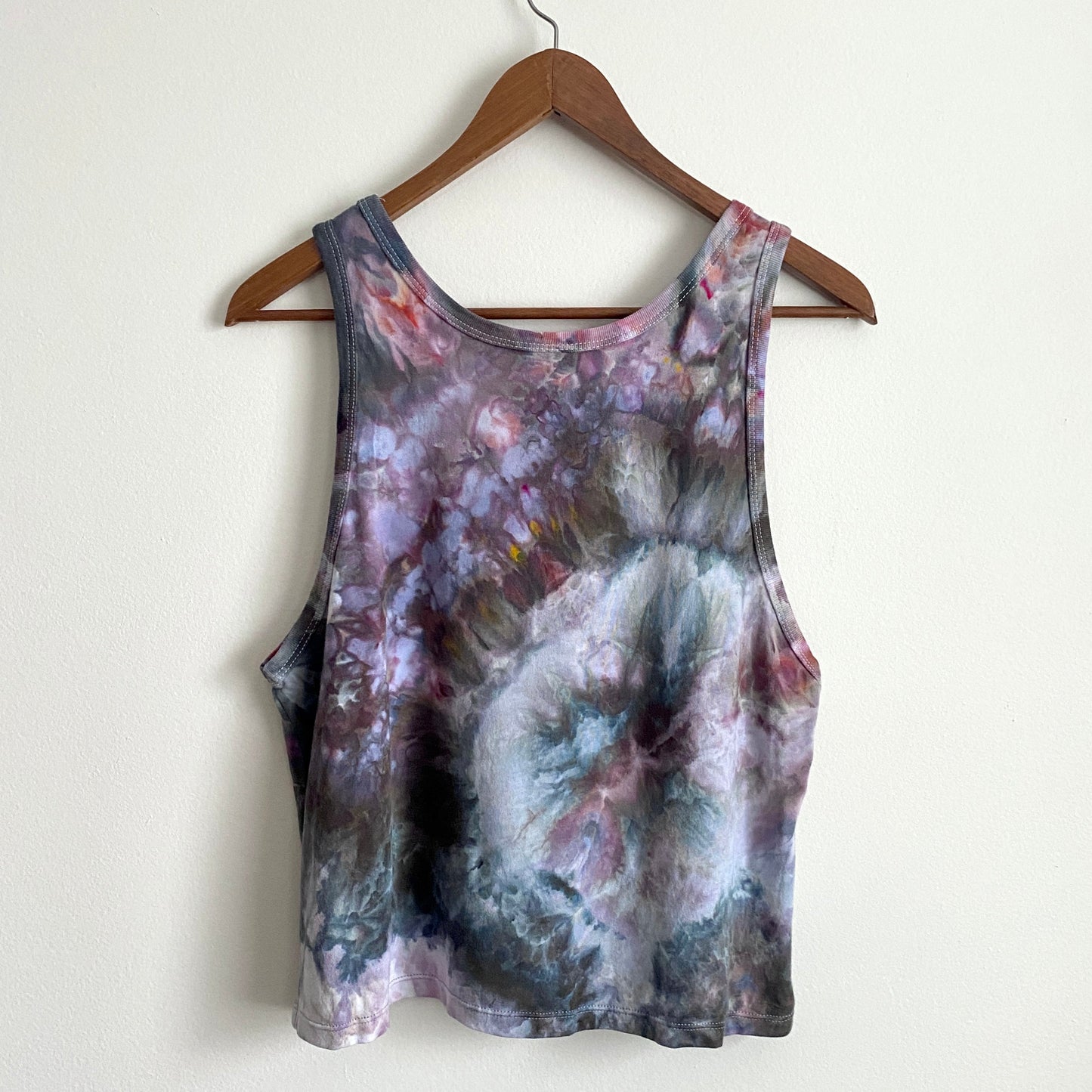 May and Mary Tie Dyed Loose Crop Tank - New Spring