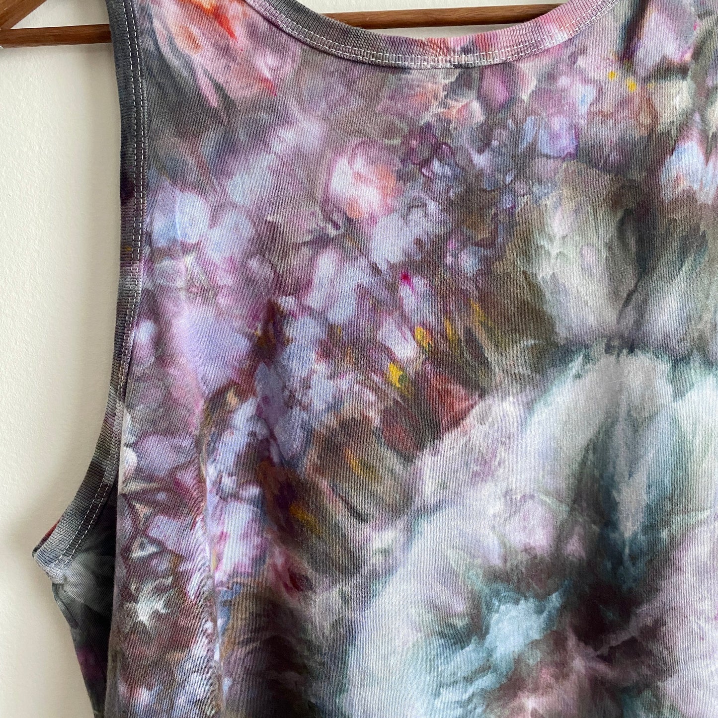 May and Mary Tie Dyed Loose Crop Tank - New Spring