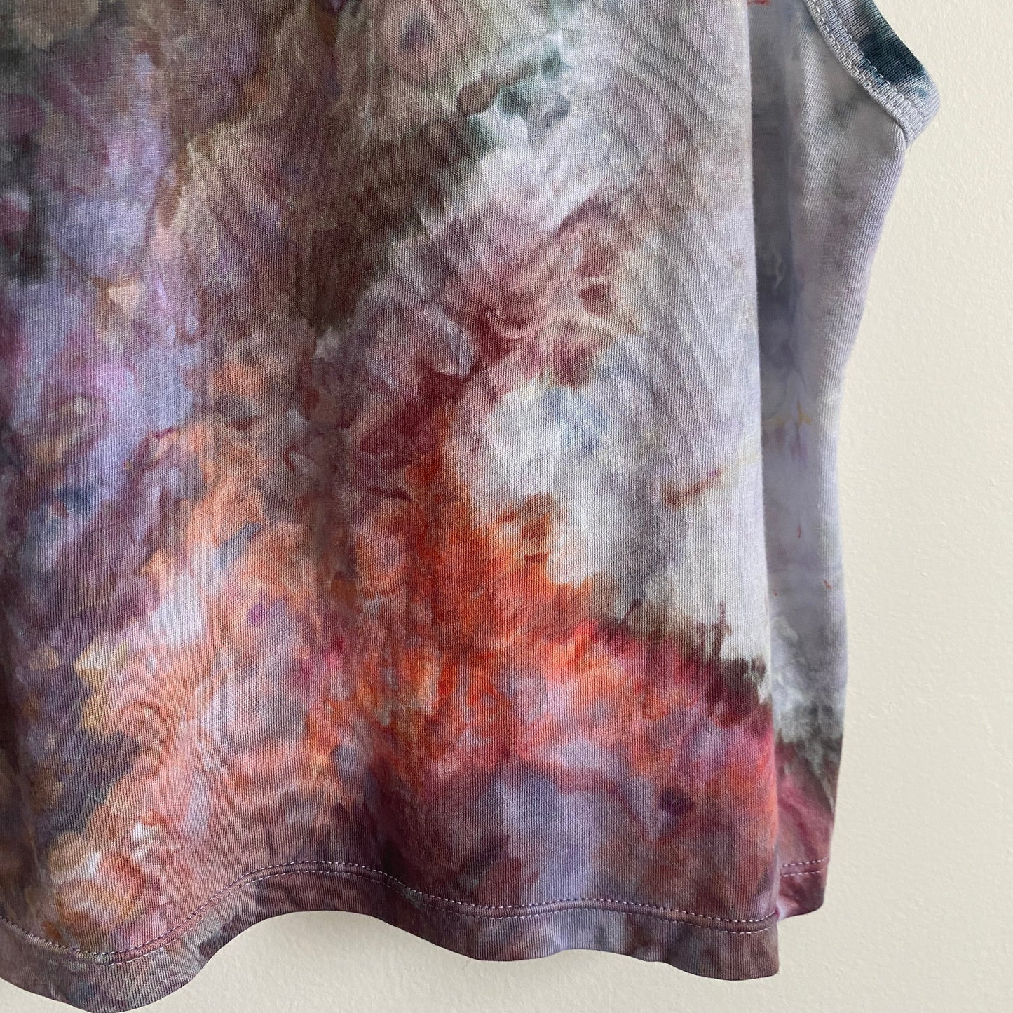 May and Mary Tie Dyed Loose Crop Tank - New Spring