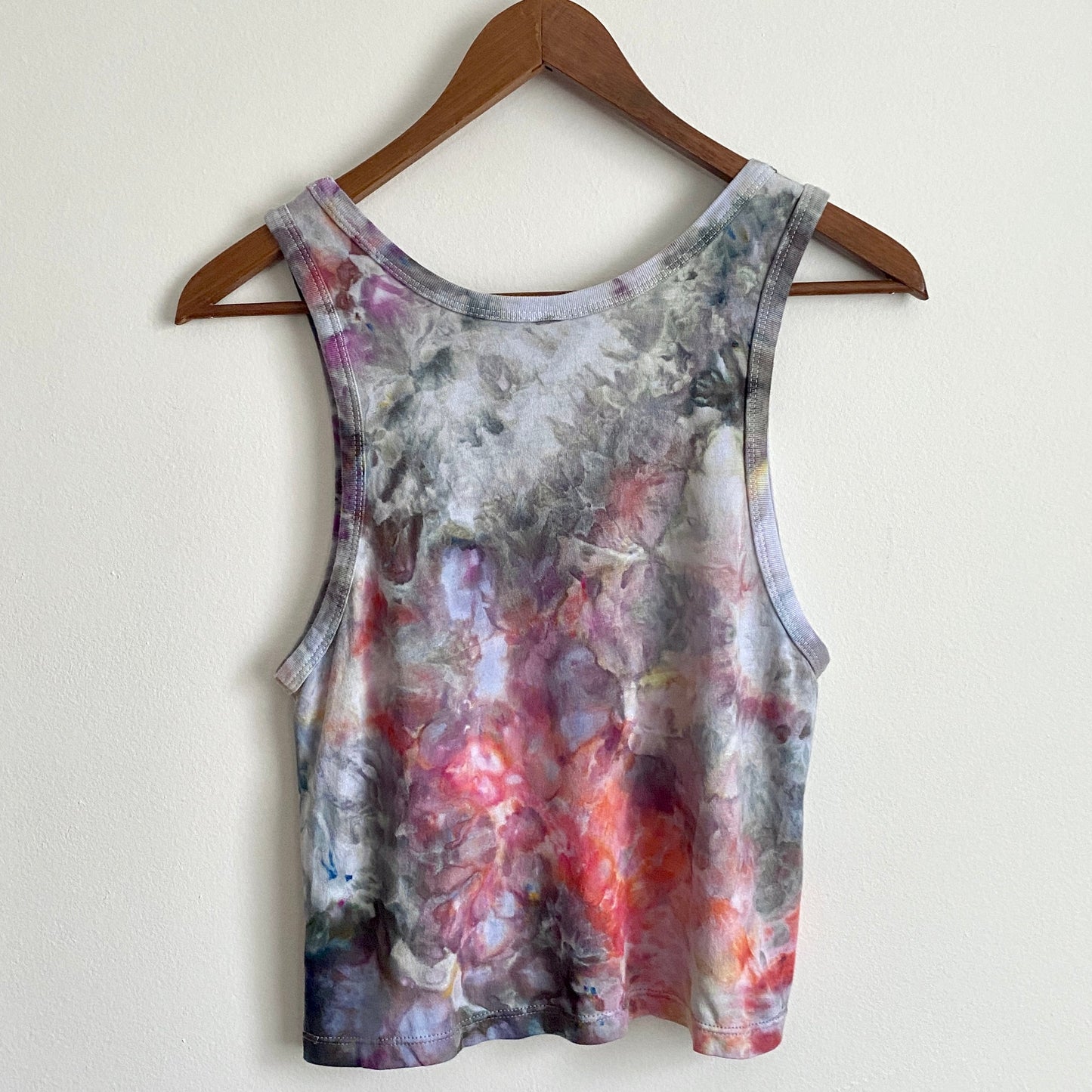 May and Mary Tie Dyed Loose Crop Tank - New Spring