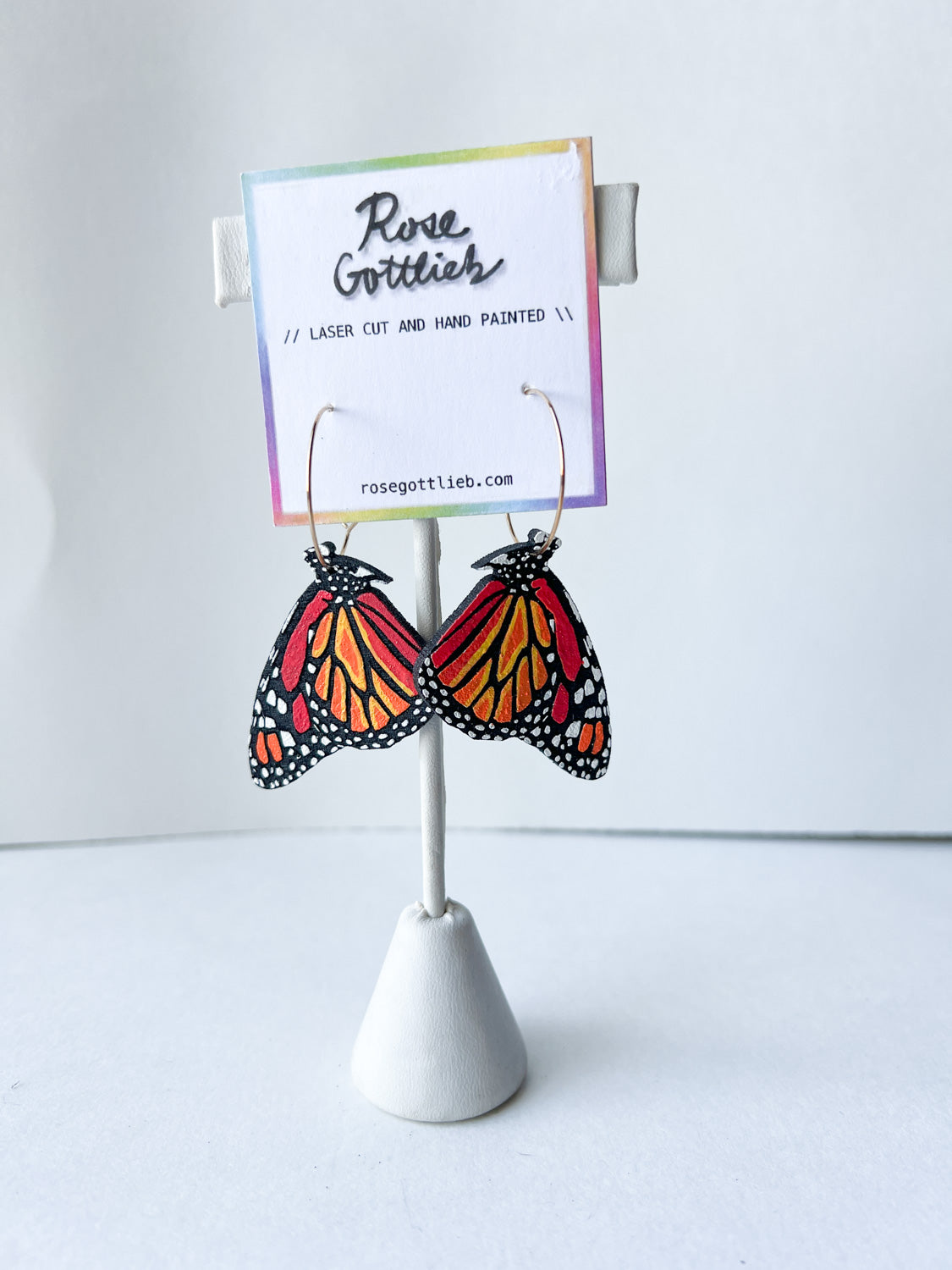 Rose Gottlieb Earrings - monarch hoops