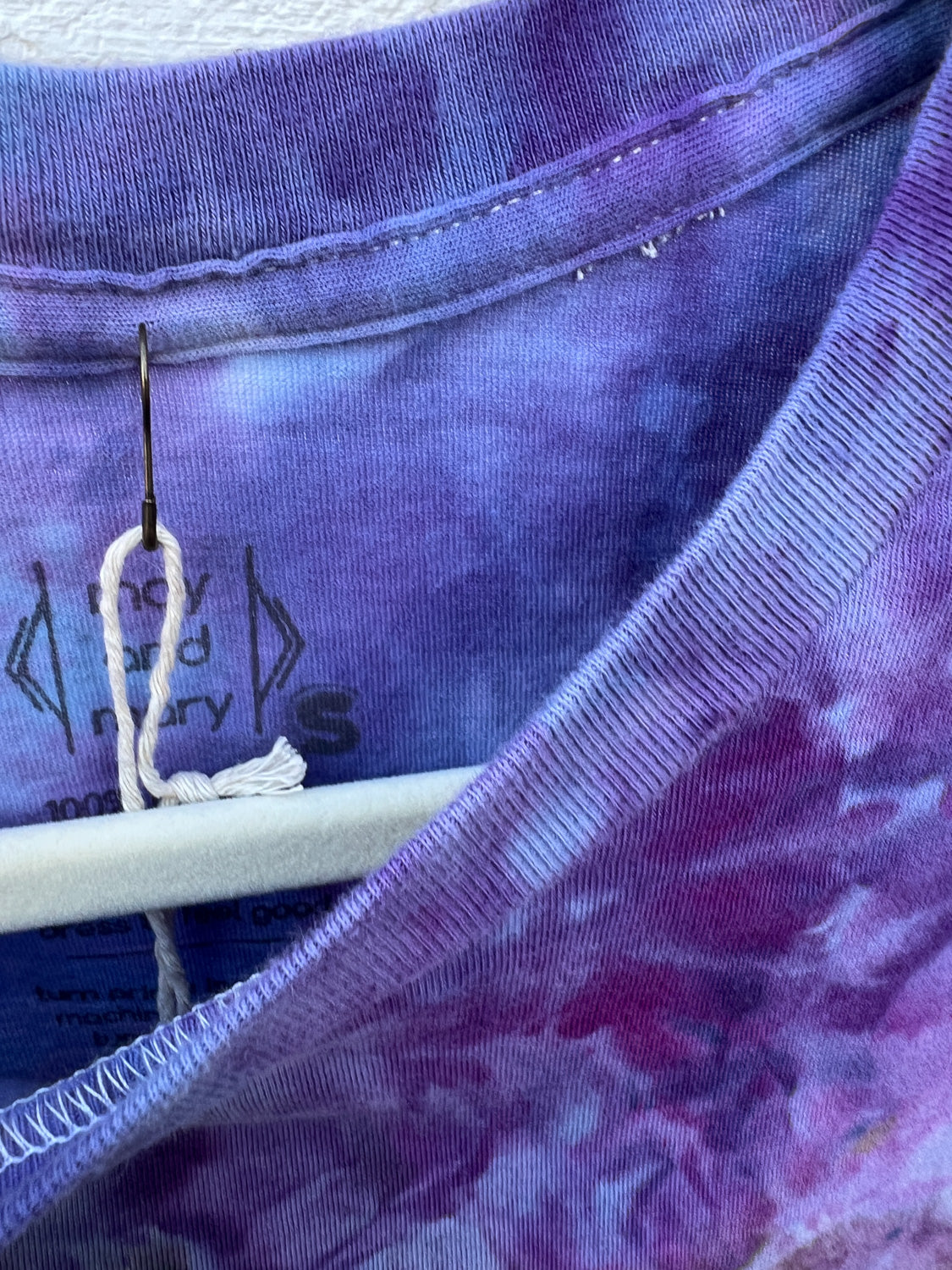 May and Mary Organic Cotton Long Sleeve Crop Tee - Royal