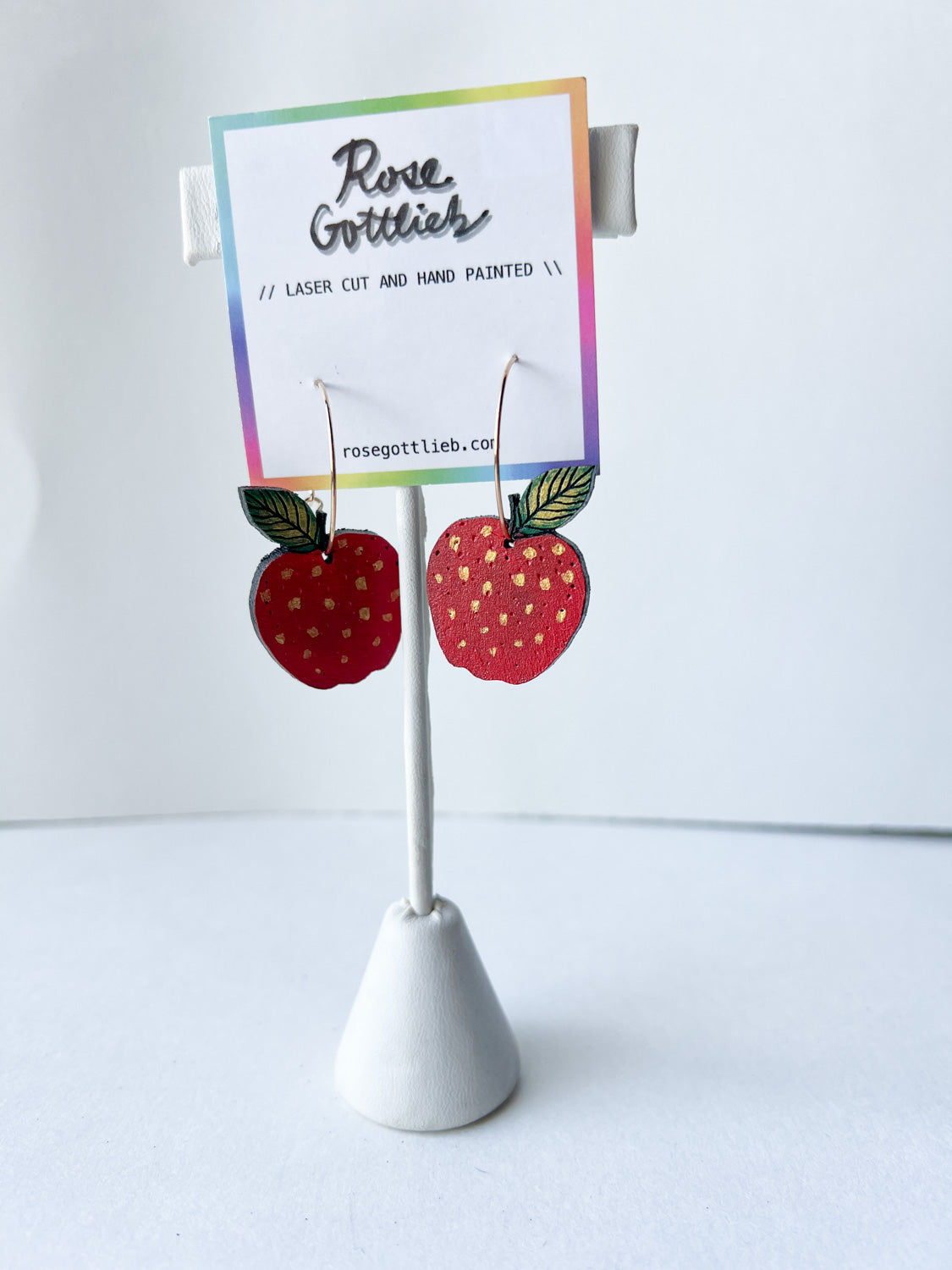 Rose Gottlieb Earrings - apple hoops