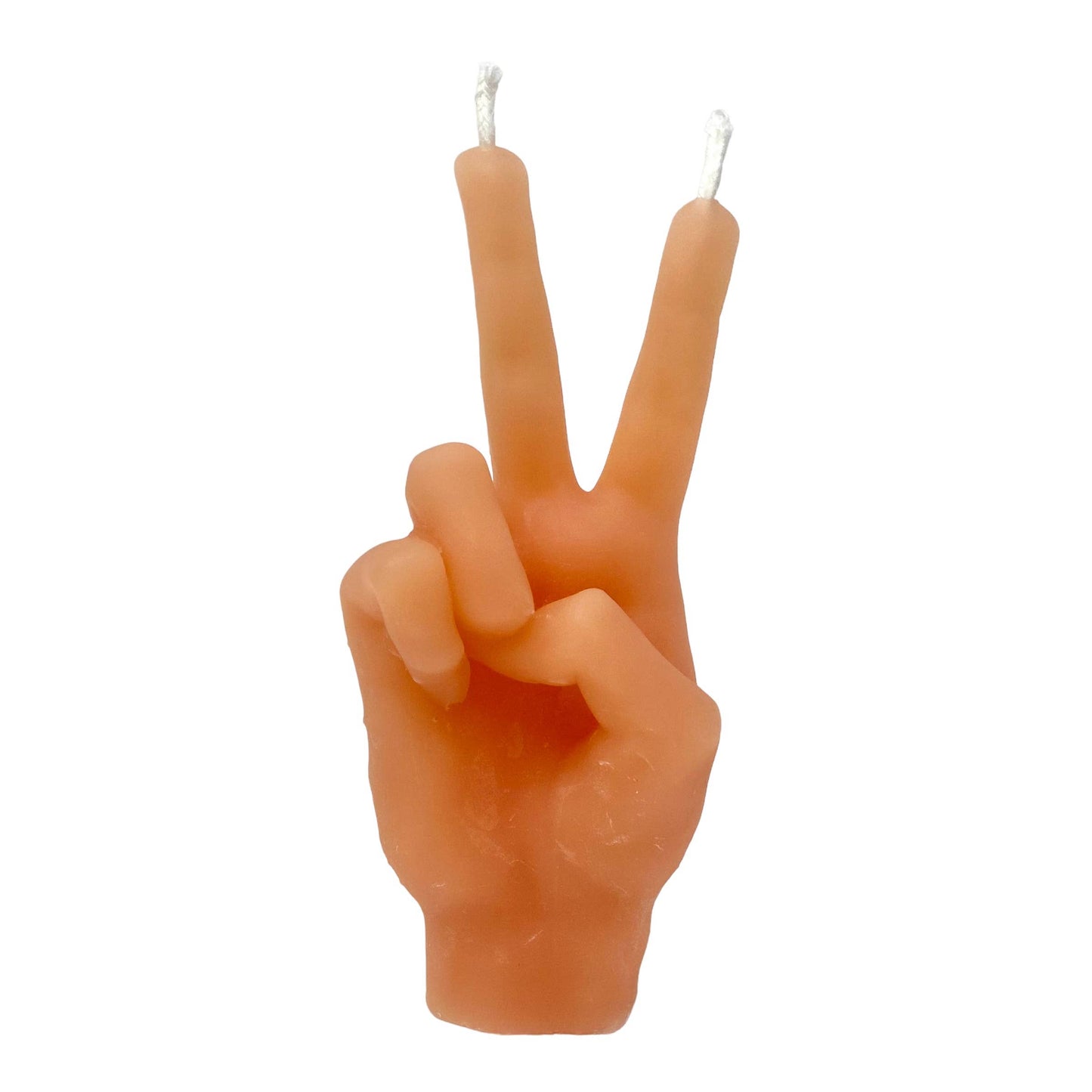Freedom Rocks Peace Sign Fingers All Natural Beeswax Candle